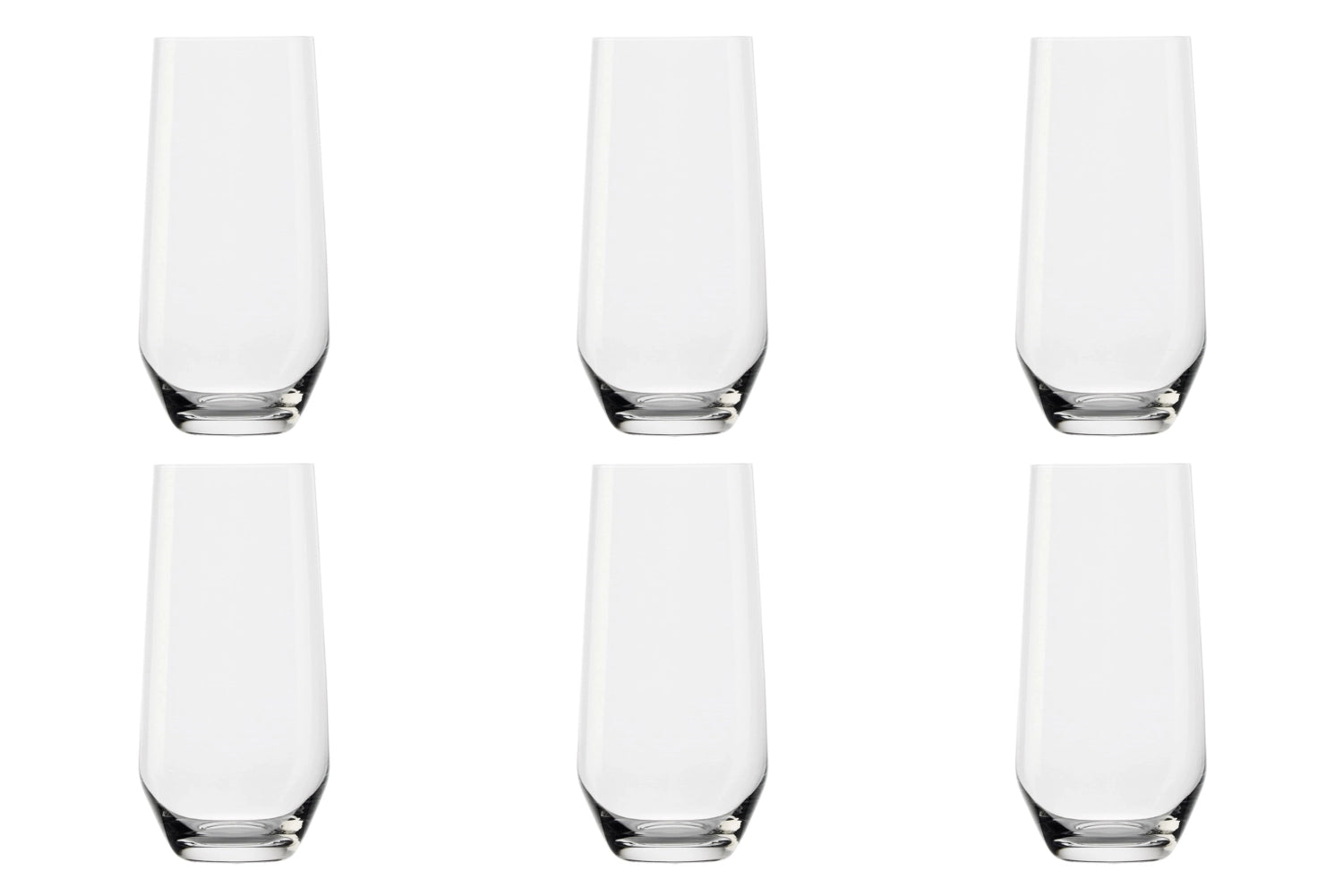 Stölzle 6er Set Quatrophil Longdrink Gläser, 390ml, perfekt für Cocktails und erfrischende Getränke, stilvolles Design für jede Gelegenheit.