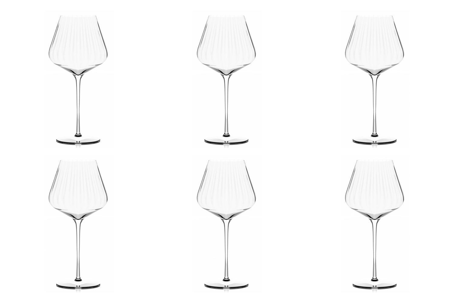 Hochwertiges 6er Set Burgunderkelche von Stölzle, 710ml, 245mm hoch, perfekt für vollmundige Rotweine und stilvolle Anlässe.