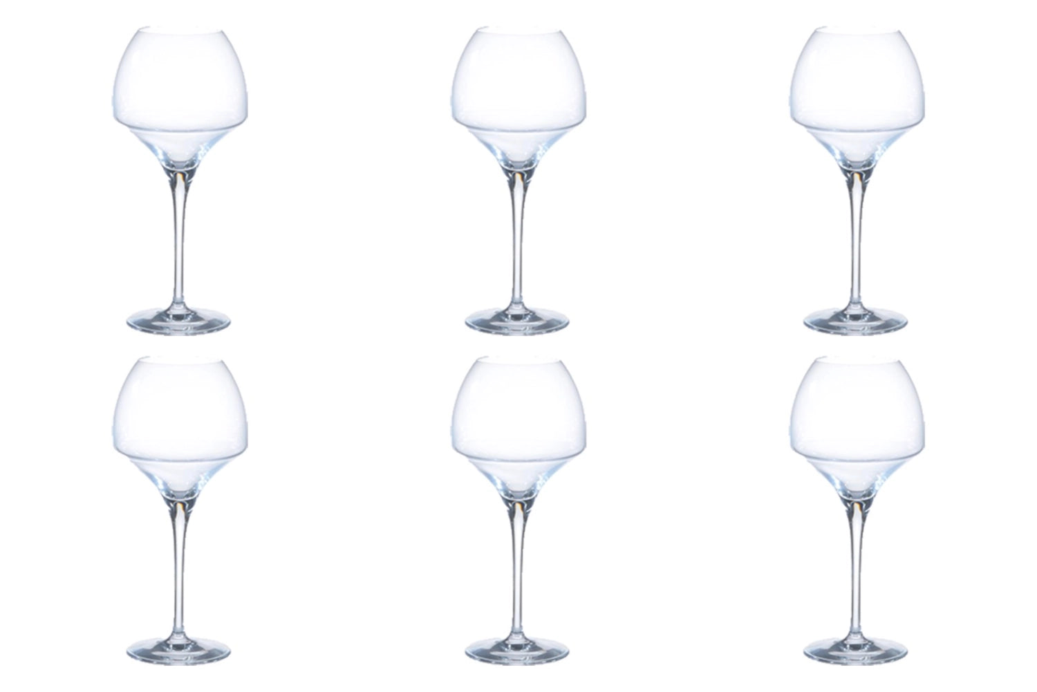 Set aus sechs stilvollen Weingläsern von Arc, 0.47lt, ideal für jeden Anlass, mit zeitgemäßem Design und hervorragender Ergonomie für ein unvergessliches Trinkerlebnis.