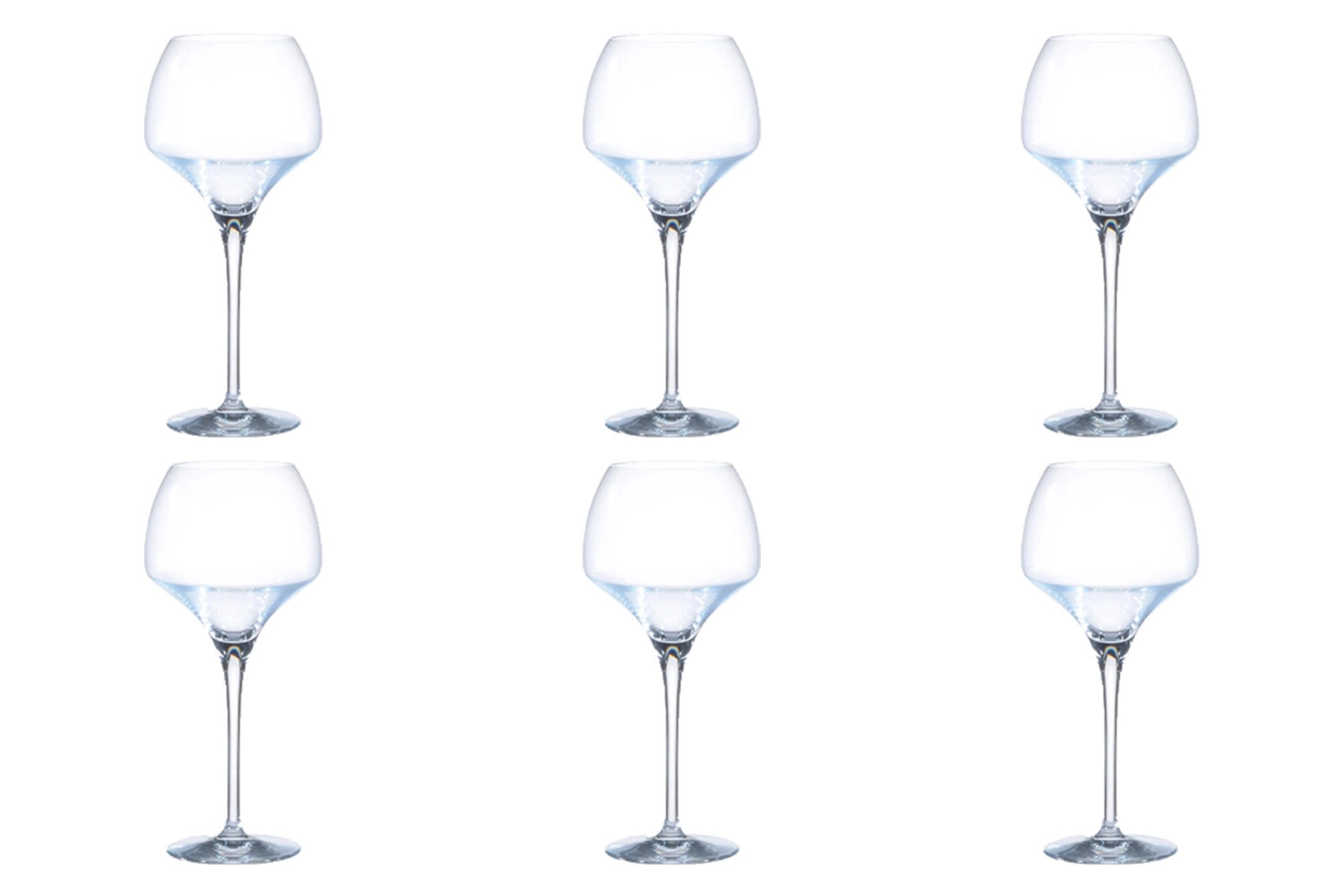 Elegantes Set von sechs Weingläsern (0,55 l) von Arc, perfekt für Weinliebhaber, mit modernem Design und optimaler Handhabung für besondere Momente.