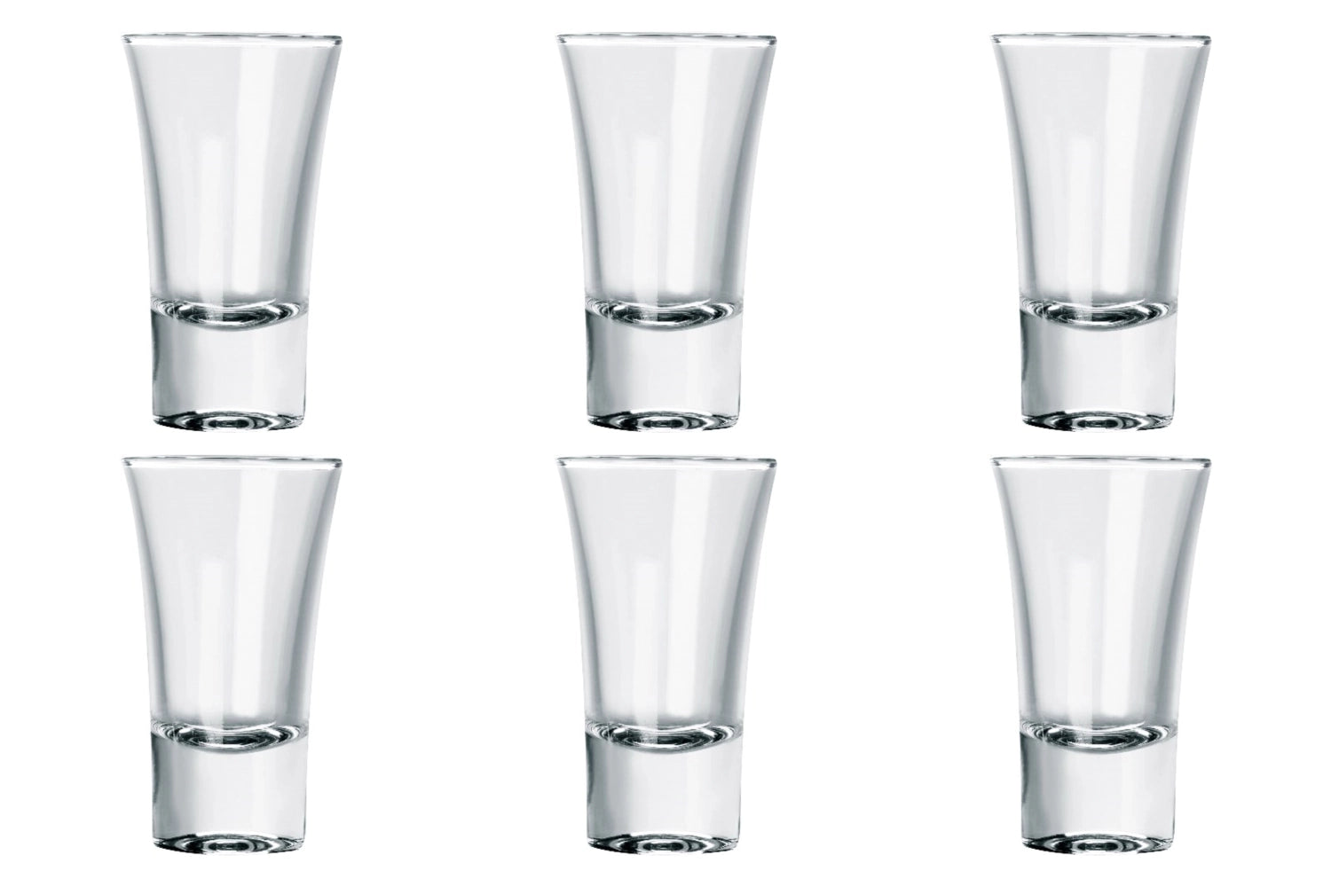 Stilvolles 6er Set Cresta Junior Schnapsglas 3.5cl, 7cm hoch, perfekt für Shots und Cocktails, ideal für gesellige Abende und besondere Anlässe.