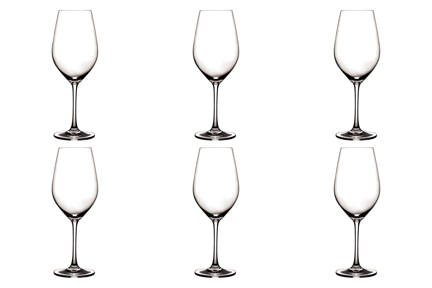 Stilvolles 6er Set Viana Degustationskelche aus feinem Glas, 42cl, 21.1cm hoch, ideal für Weinverkostungen und besondere Anlässe.