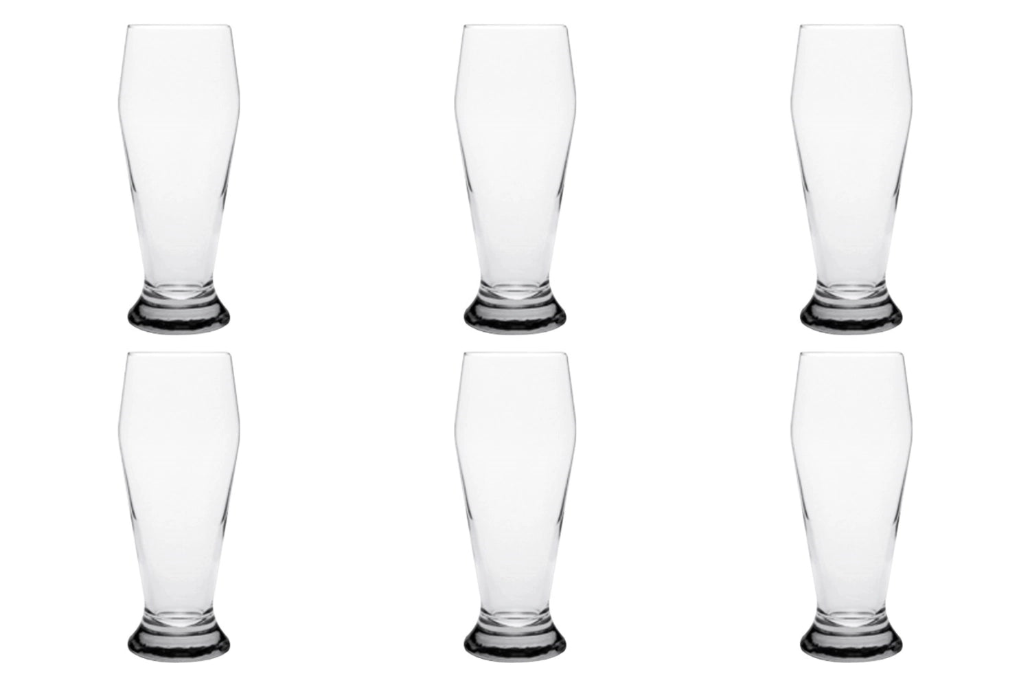 Elegantes 6er Set Rigi Stange Biergläser von swizzglas, 36cl, 17.9cm hoch, ideal für Biergenuss, modernes Design und hohe Qualität.