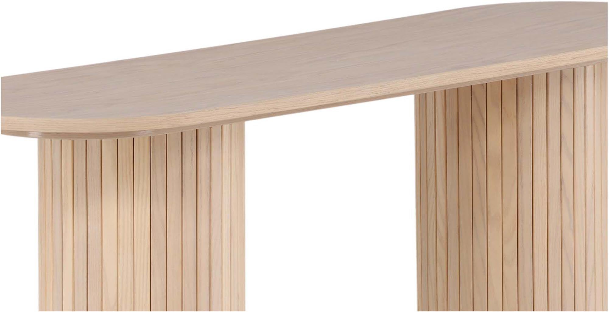 Stilvoller Bianca Konsolentisch von Venture Home, aus hochwertigem MDF in edlem Mocca-Finish, perfekt für jeden Eingangsbereich oder Wohnraum.