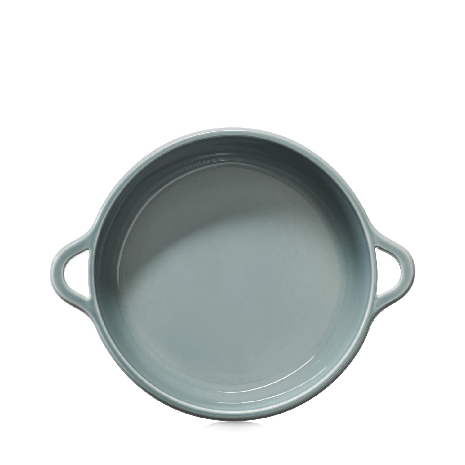 Stilvolle 31 cm Induktionskasserolle in wolkengrau, perfekt für kreative Kochideen und zeitgemäße Küchen, ohne Deckel.