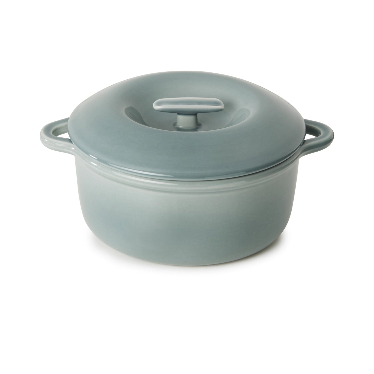 Elegante 22 cm Induktionskasserolle in wolkengrau mit transparentem Deckel, ideal für kreative Kochideen und zeitgemäße Küchenästhetik.