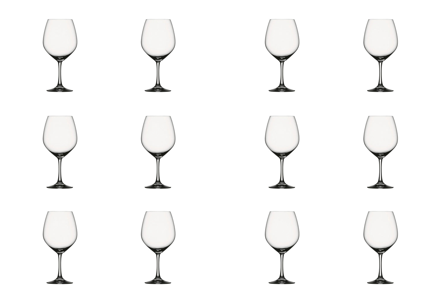 Elegantes 12er Set Vino Grande Rotweingläser von Maison Truffe, 710ml, ideal für Weinliebhaber und stilvolle Anlässe.