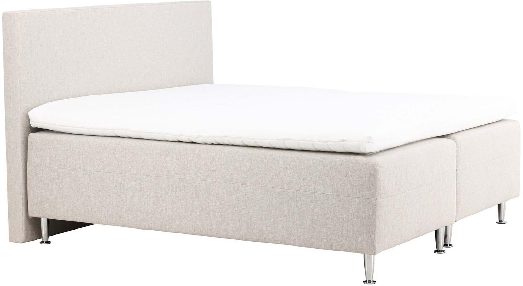 Elegantes Boxspringbett Mesa von Venture Home, ideal für stilvolle Schlafzimmergestaltung und erholsamen Schlafkomfort.