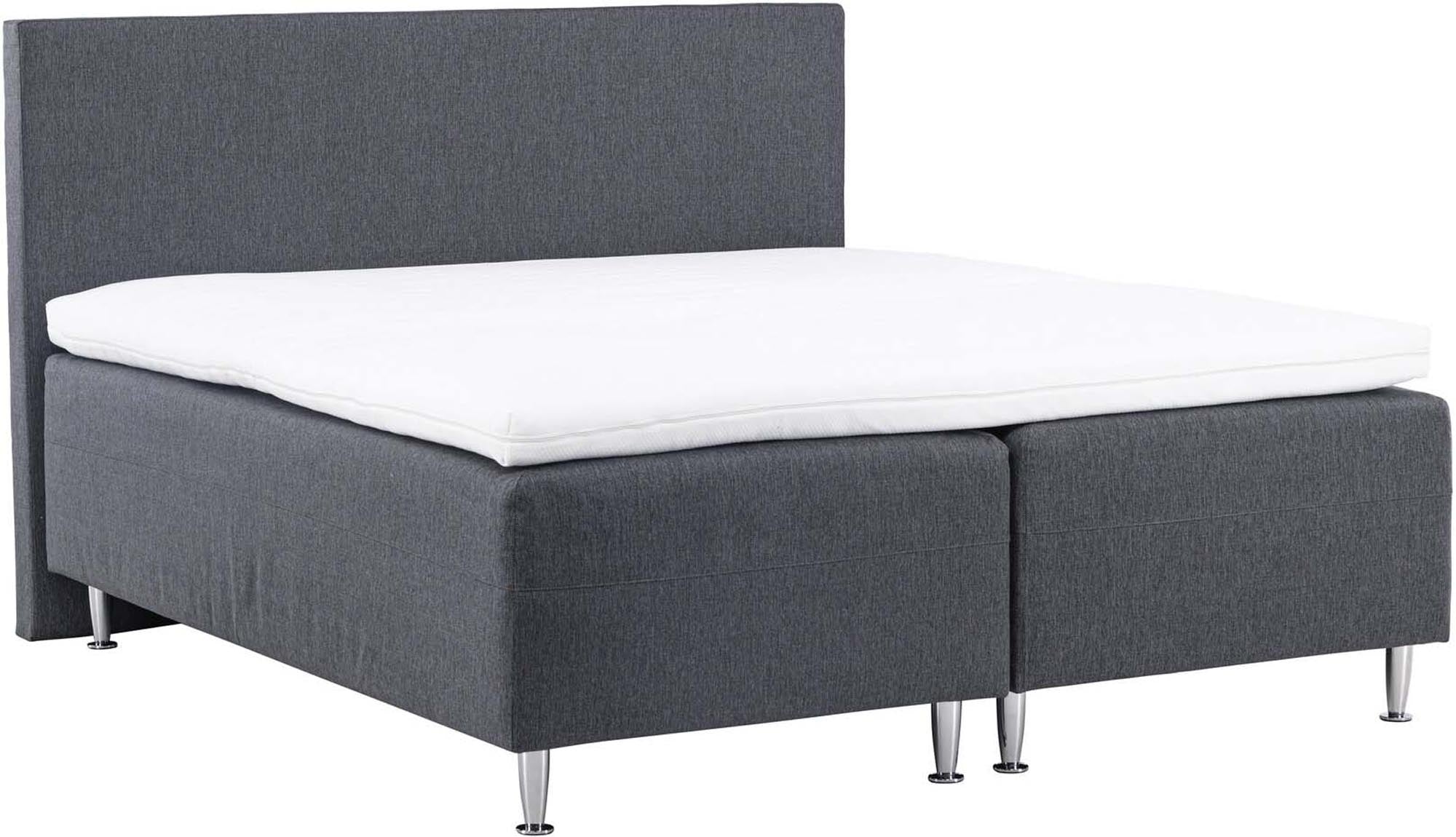 Elegantes Boxspringbett Mesa von Venture Home, perfekt für zeitgemäße Schlafzimmergestaltung und höchsten Komfort beim Schlafen.