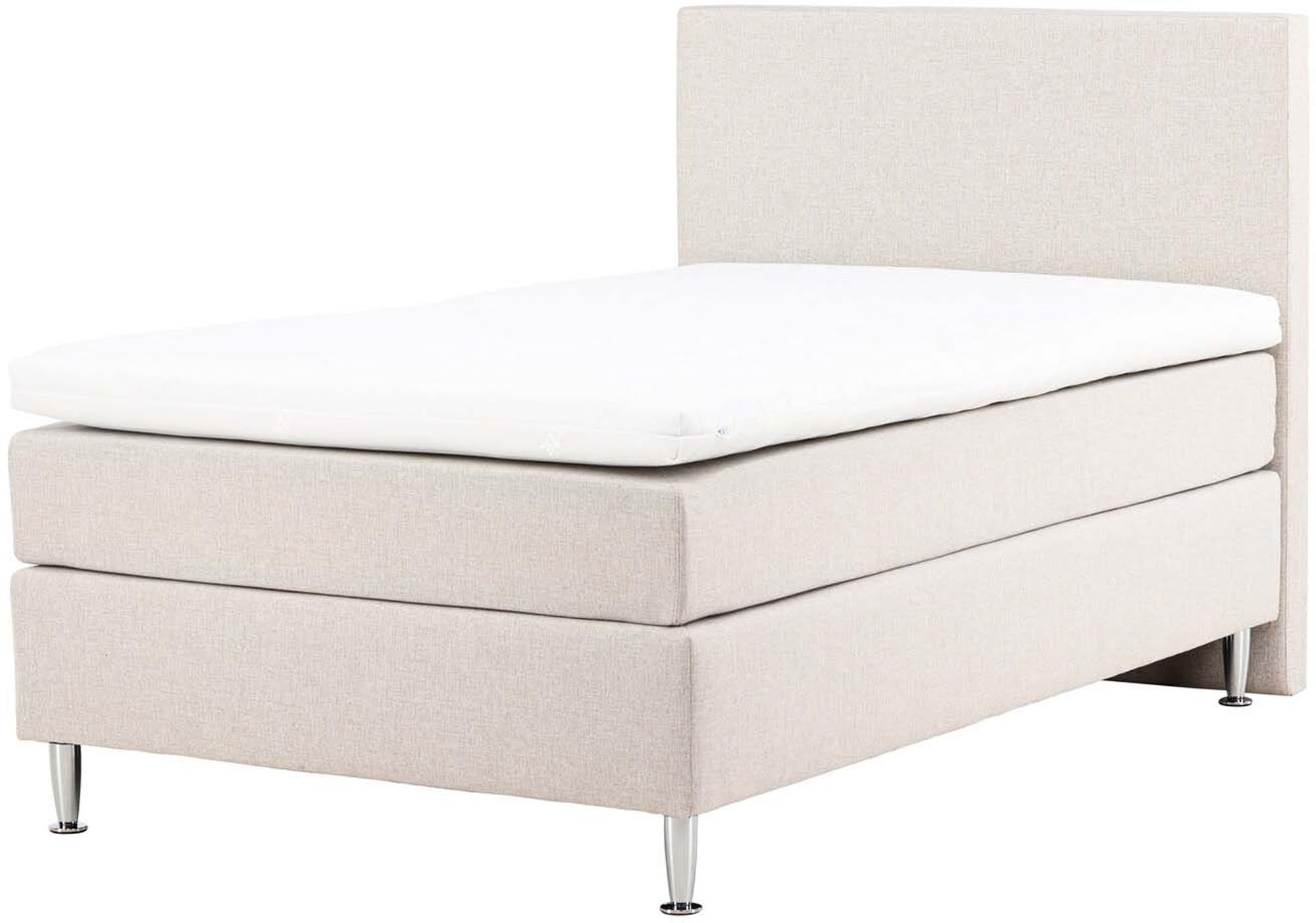 Toledo Boxspringbett von Venture Home in elegantem Beige – stilvolles Design für erholsamen Schlaf und modernes Ambiente.
