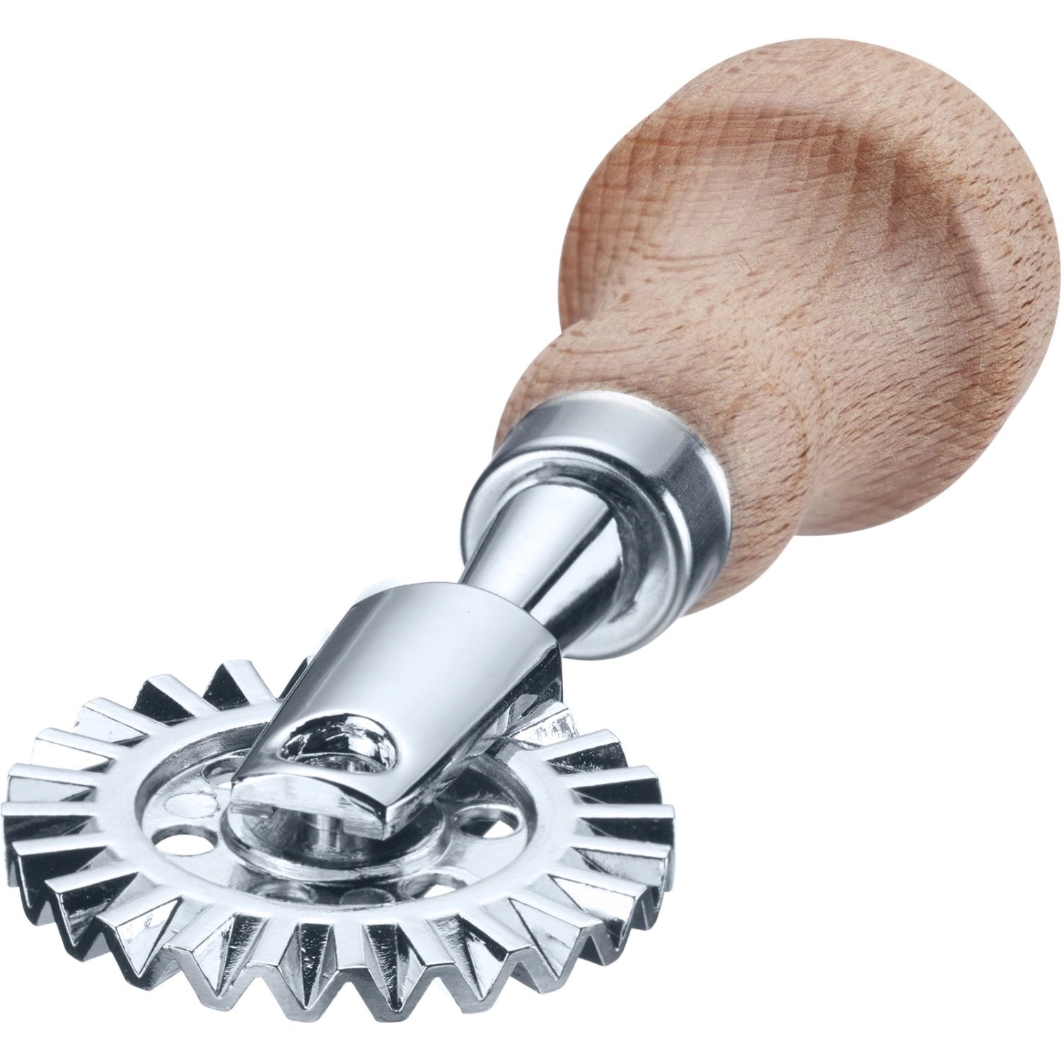 Teigrad Sofia in stilvollem Beige, perfekt zum präzisen Ausrollen und Schneiden von Teig, von Westmark für leidenschaftliche Bäcker.
