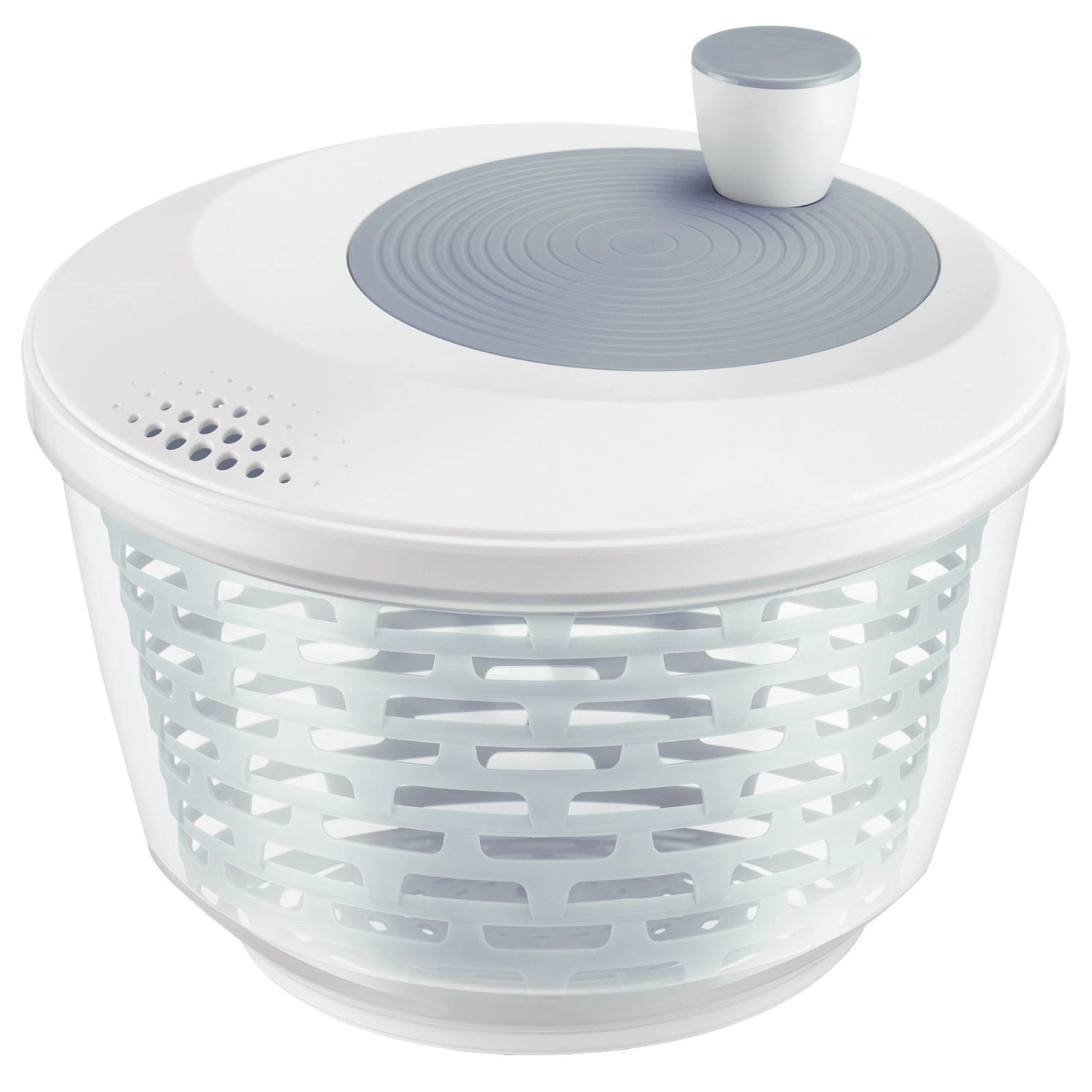Spinderella Salatschleuder 4.4l rutschfest, blau in Blau präsentiert im Onlineshop von KAQTU Design AG. Salatzubehör ist von Westmark