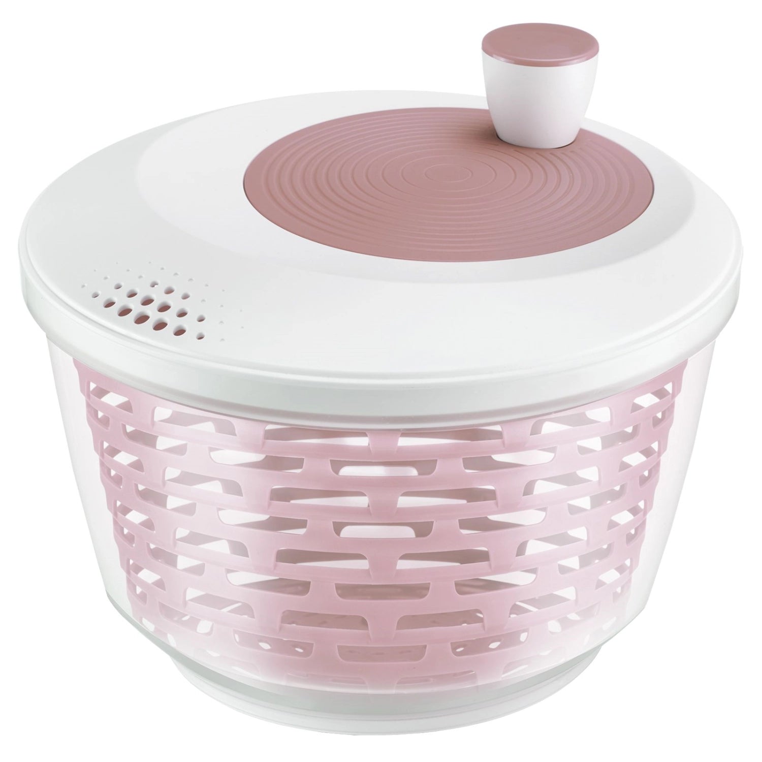 Spinderella Salatschleuder 4.4l rutschfest, rosa in Pink präsentiert im Onlineshop von KAQTU Design AG. Salatzubehör ist von Westmark
