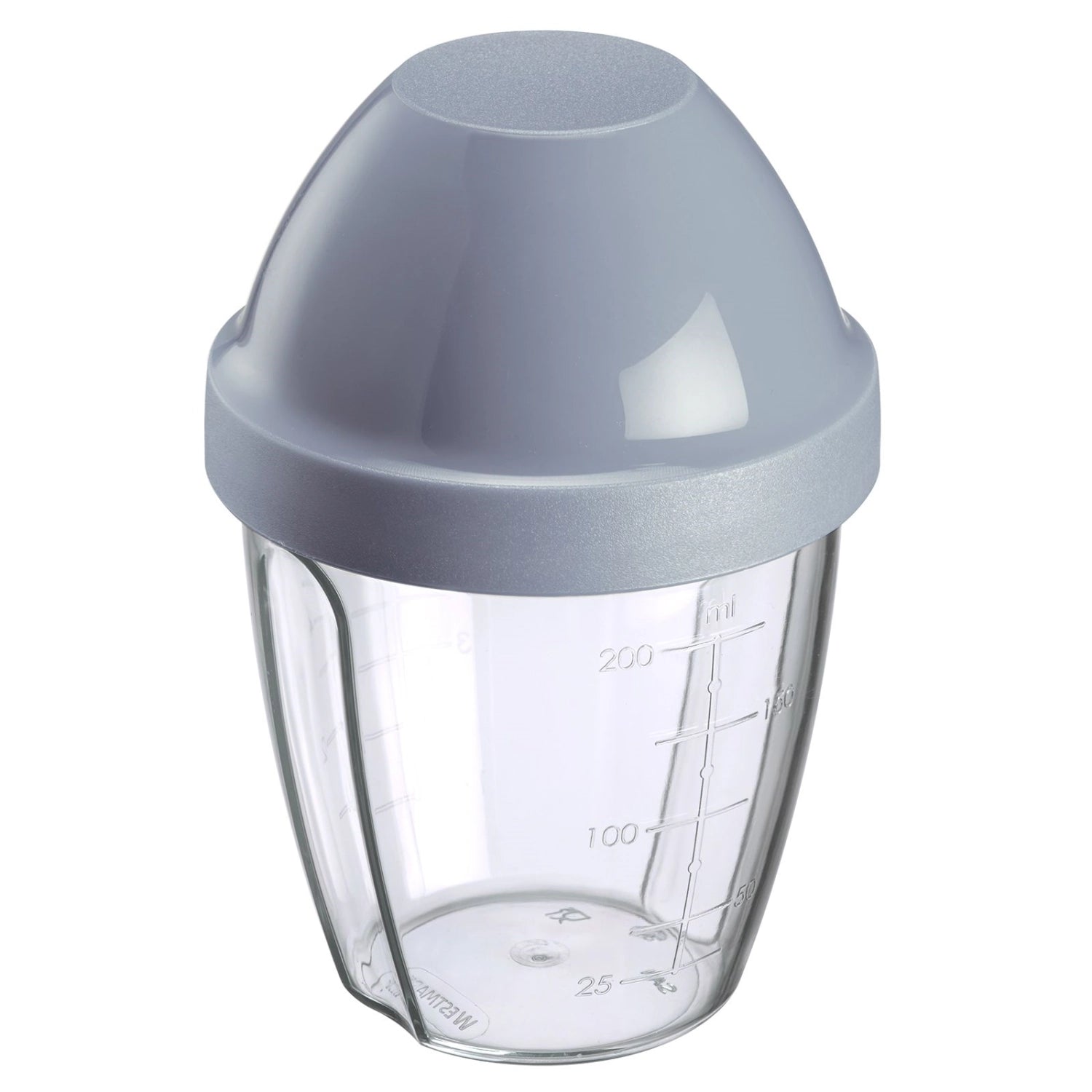 Mix-Ei Schüttelbecher 0.25l blau in Blau präsentiert im Onlineshop von KAQTU Design AG. Küchenhelfer ist von Westmark
