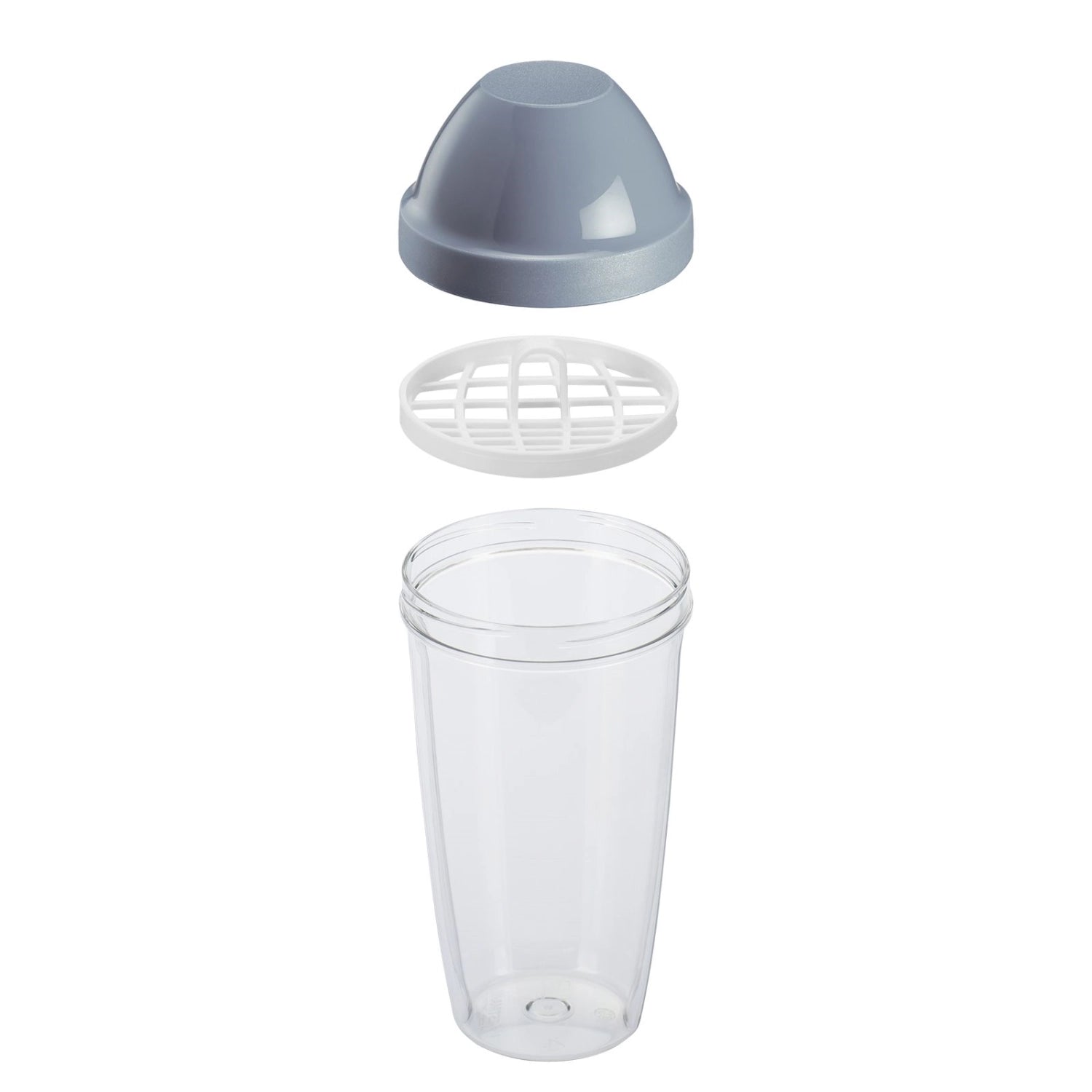 Blauer Maxi Schüttelbecher von Westmark mit 0,5 l Volumen, ideal für das Zubereiten und Genießen von Cocktails und Erfrischungsgetränken.