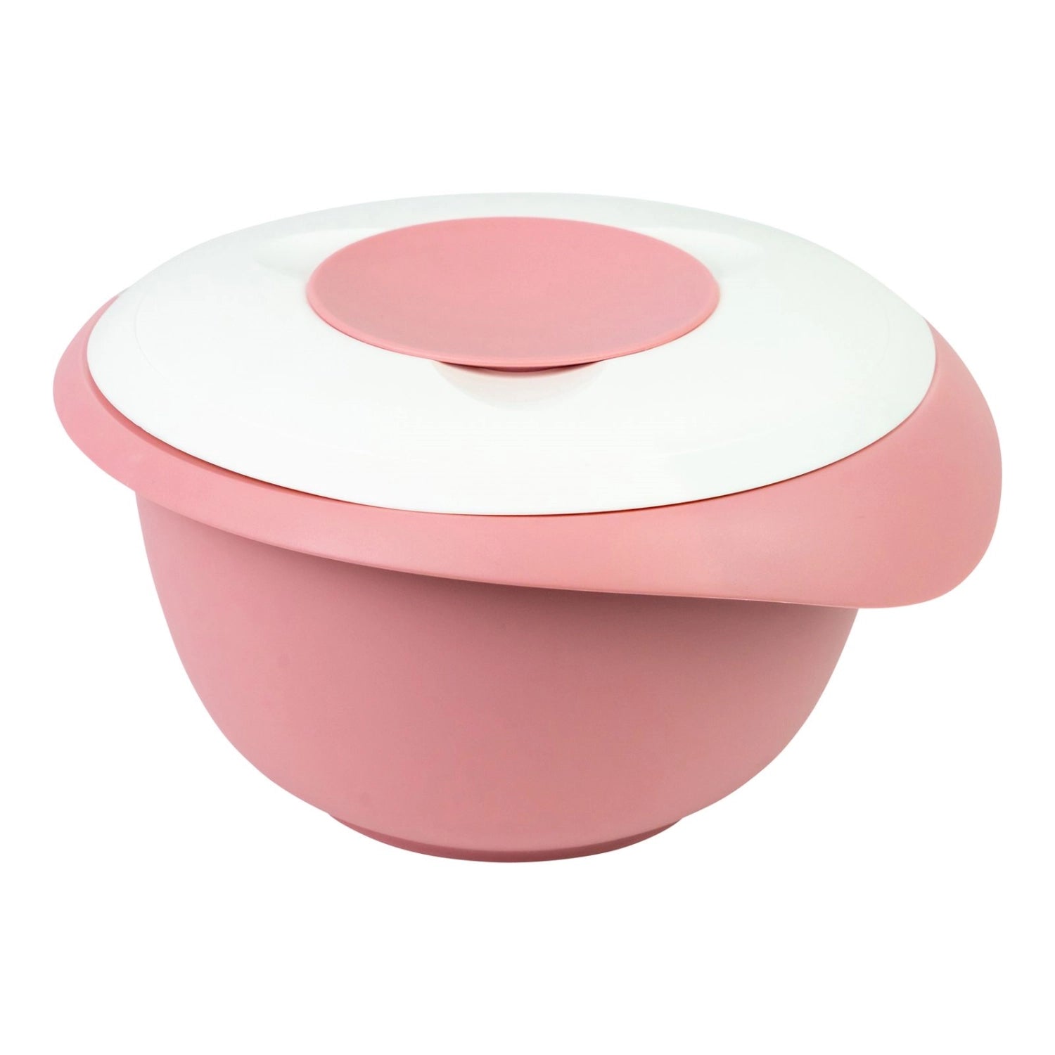 Rührschüssel mit Spritzschutz 3.5l rosa in Pink präsentiert im Onlineshop von KAQTU Design AG. Küchenhelfer ist von Westmark