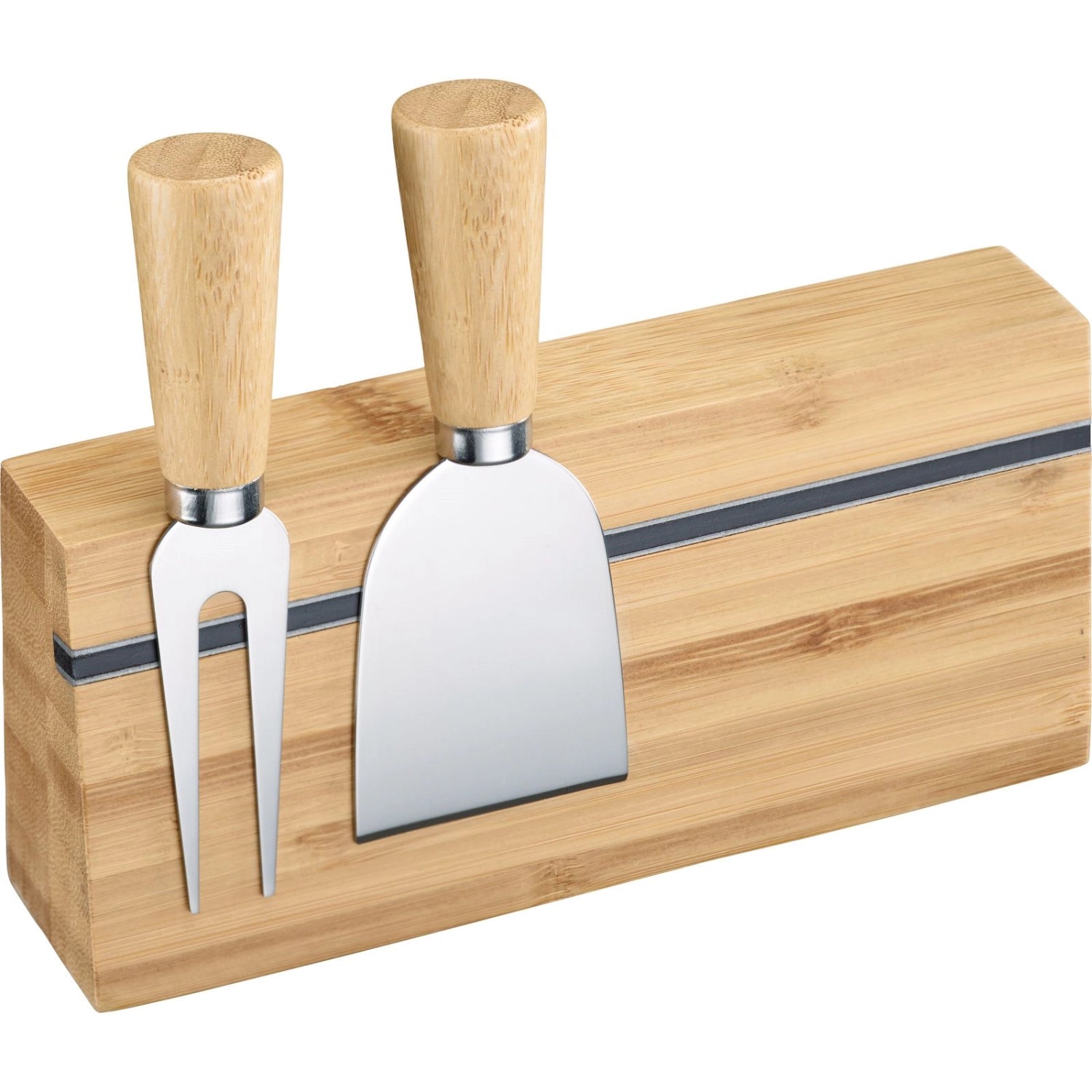Praktisches 5-teiliges Käsemesser-Set von Westmark in edlem Braun, perfekt für Käseliebhaber und stilvolle Käseplatten.