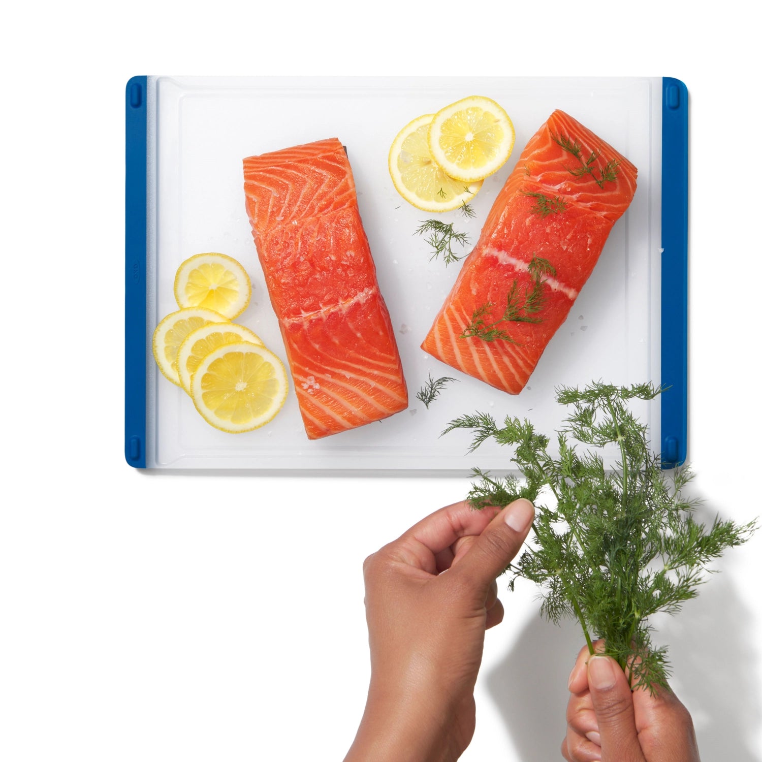 Praktisches 3er Set OXO Good Grips Schneidebretter, ideal für die Küche, mit rutschfestem Design und robustem Material für sicheres Schneiden.