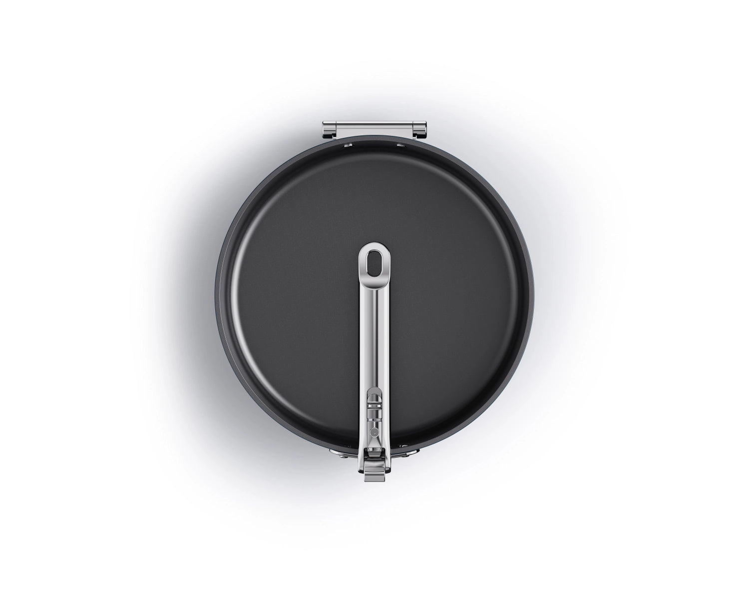 Praktische 28 cm Bratpfanne von Joseph Joseph mit einem cleveren klappbaren Griff, ideal für platzsparende Lagerung und vielseitiges Kochen.