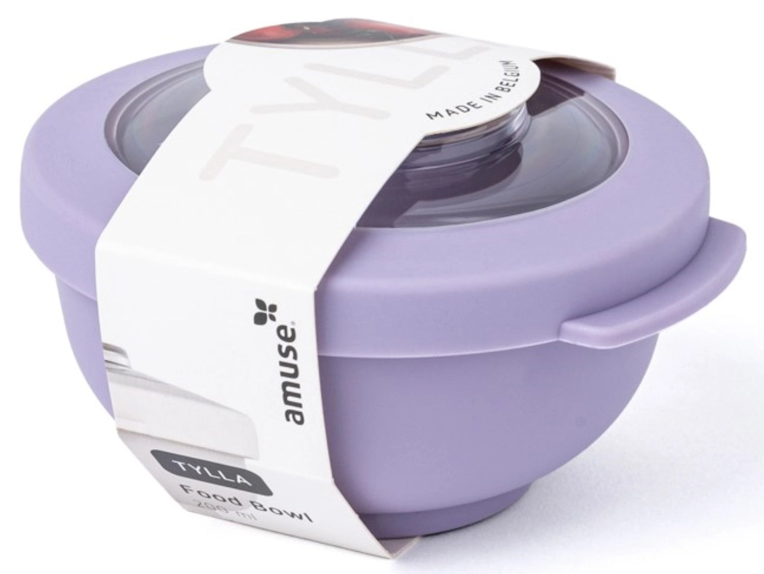 Lavendel-farbene Tylla Bowl aus PP mit 200 ml Volumen, ideal für Lunchboxen, stilvoll und praktisch für unterwegs.