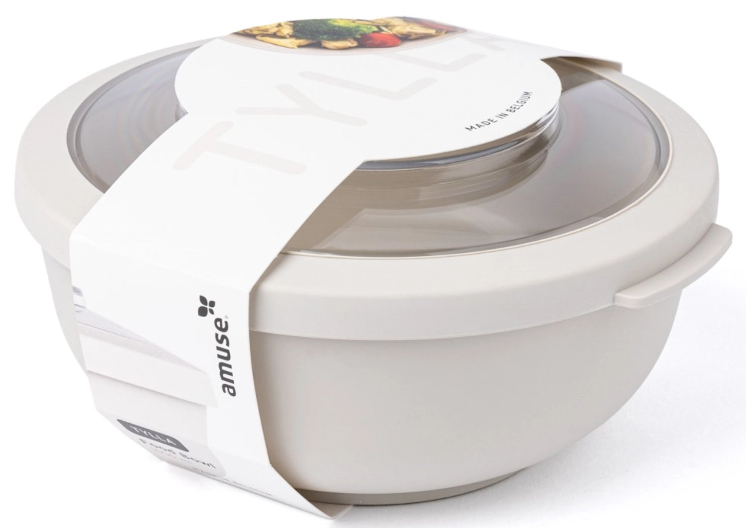 Moderne Tylla Bowl 1000ml aus PP in Oat-Farbe, ideal für Lunchboxen, praktisch und stilvoll für unterwegs.