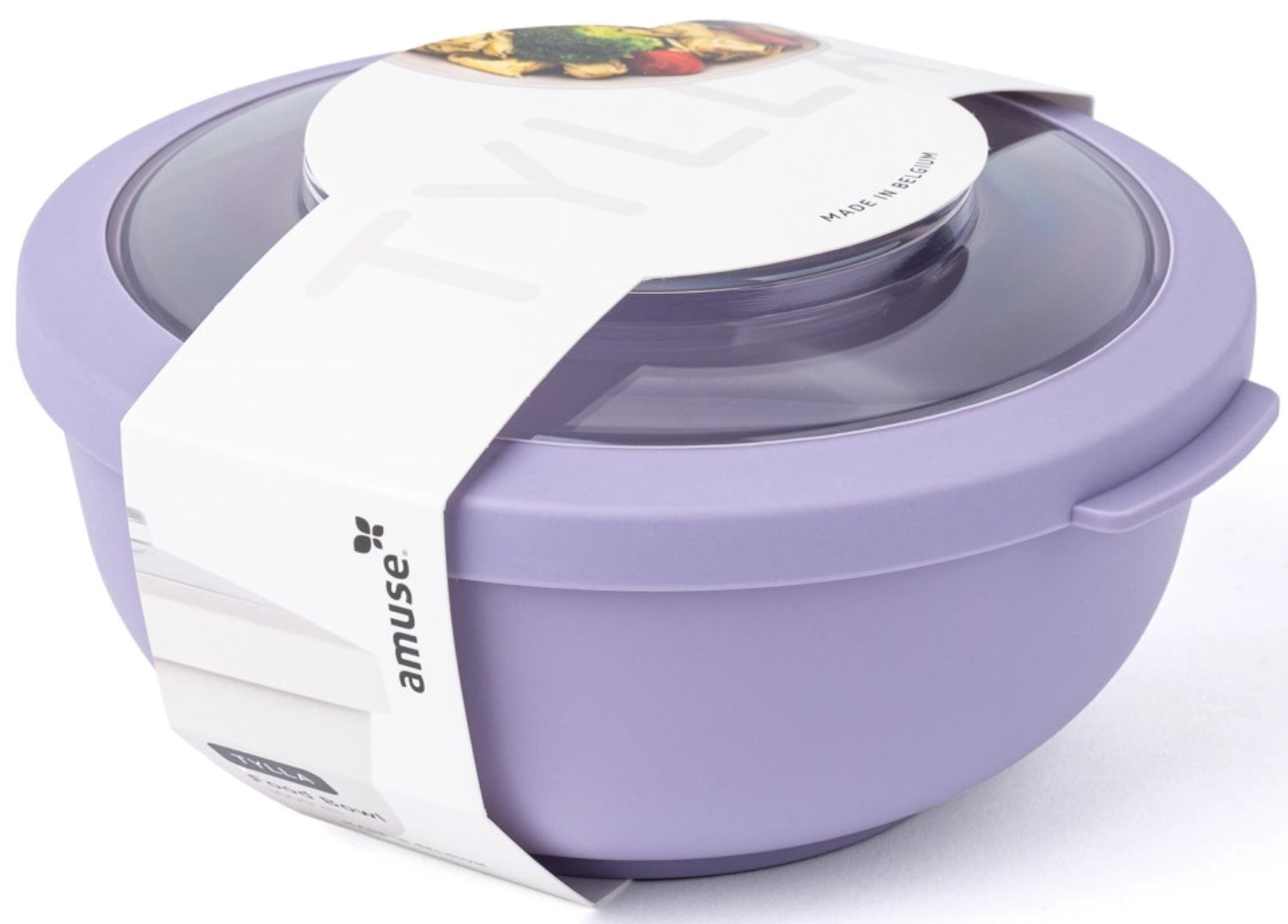 Lavendel-farbene Tylla Bowl aus PP mit 1000ml Volumen, ideal für Lunchboxen, stilvoll und praktisch für unterwegs.