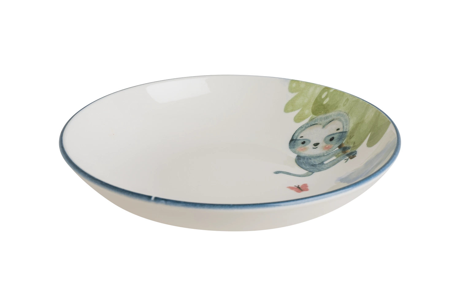 Moderner, tiefen Teller aus der Minimeals-Serie von Bonna, 23 cm, perfekt für kreative Anrichteideen und besondere Anlässe.
