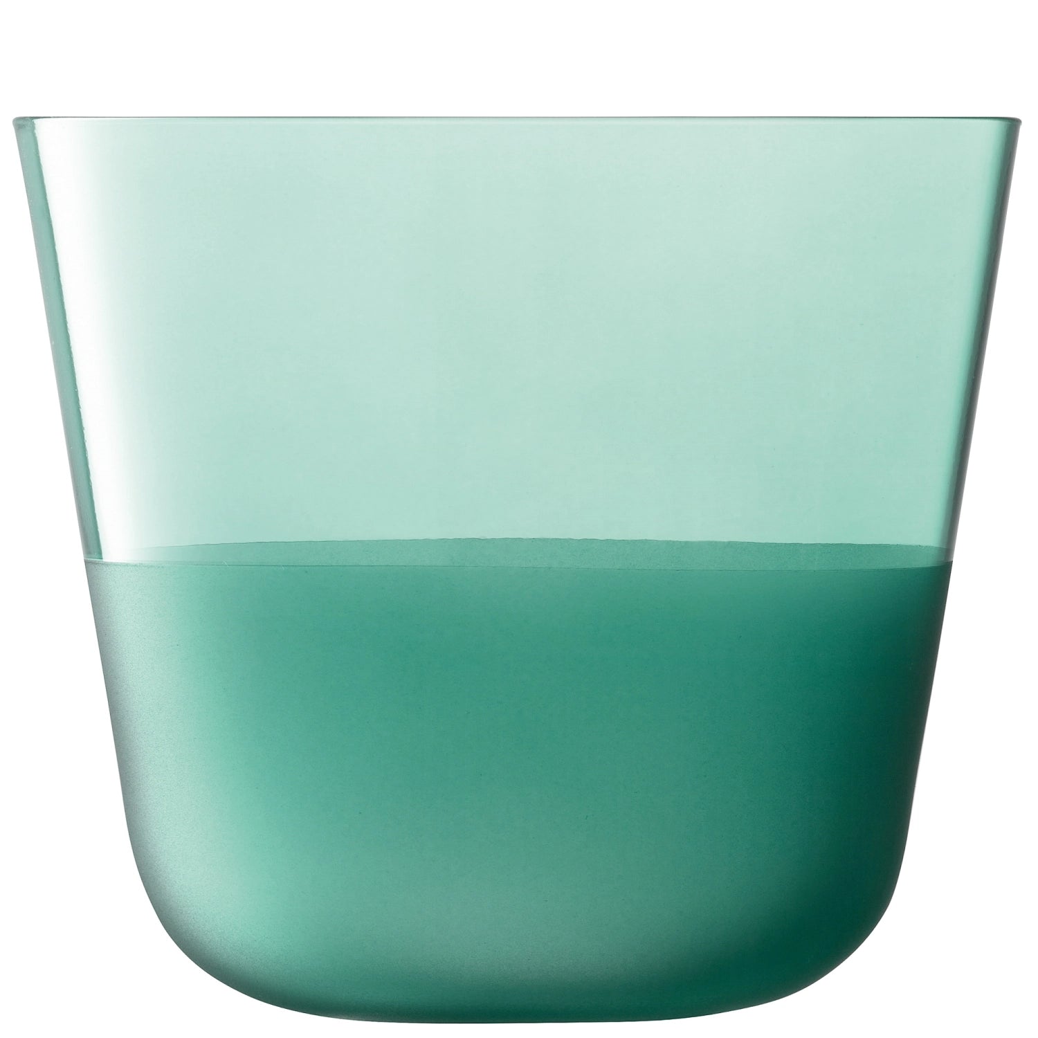 Stilvolles 2er Set Trinkbecher in kräftigem Ocean-Blau, ideal für besondere Anlässe oder den täglichen Gebrauch, aus der LSA Arc Contrast Kollektion.