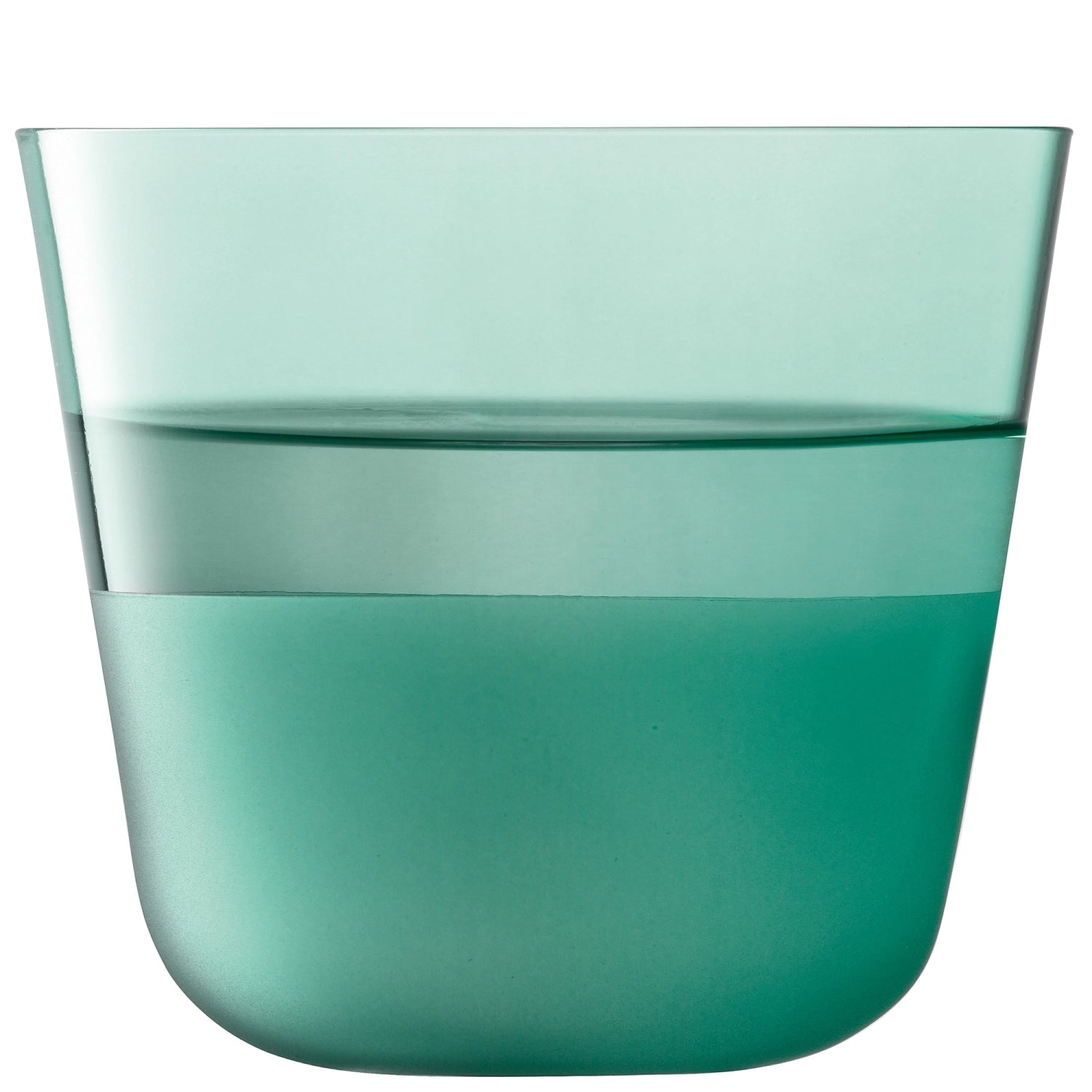 Elegantes 2er Set Trinkbecher in lebhaftem Ocean-Blau, perfekt für festliche Anlässe oder den Alltag, aus der LSA Arc Contrast Serie.