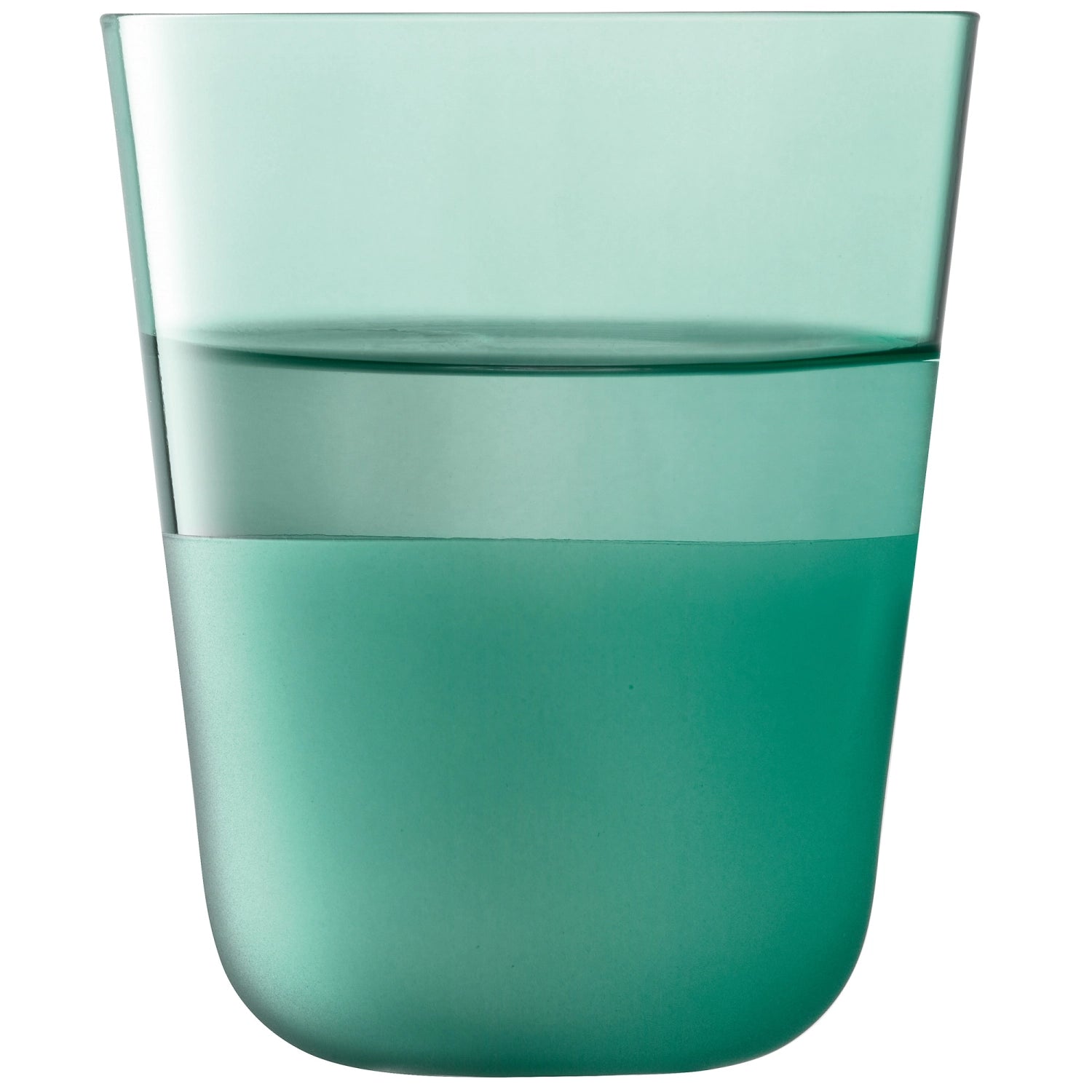 Stilvolles 2er Set Trinkbecher in sanftem Ozeanblau, 380ml, ideal für besondere Anlässe und geschmackvolle Tischgestaltung.