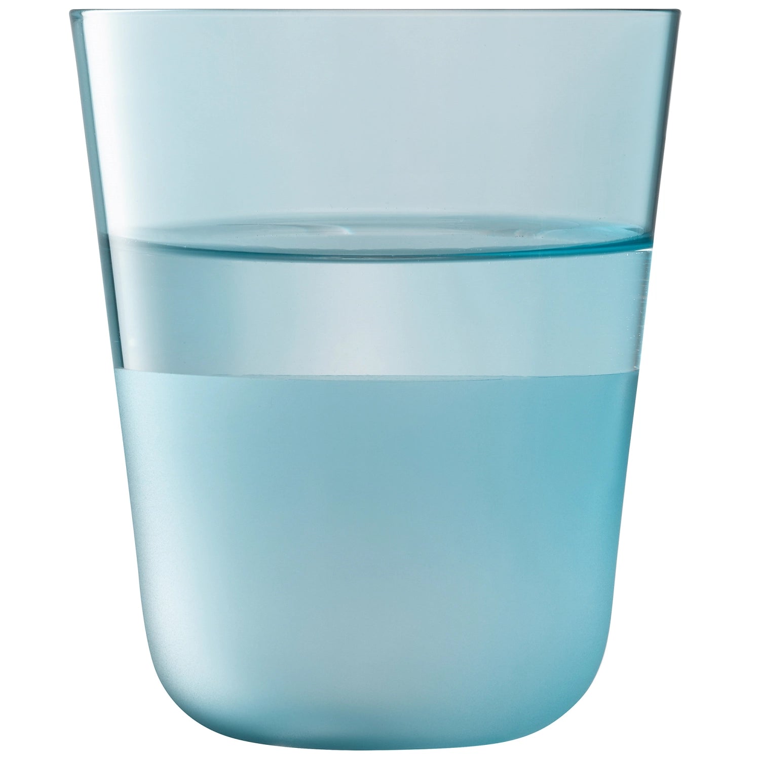 Elegantes 2er Set Trinkbecher in zartem Himmelblau, 380ml, perfekt für festliche Anlässe und stilvolle Dekoration.