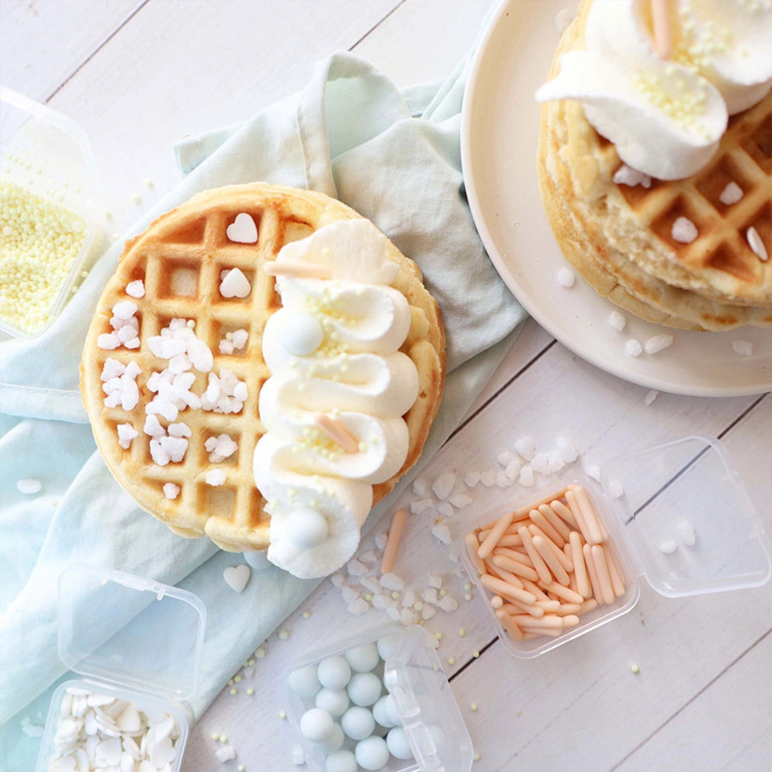 Teigmischung für Waffeln von Scrap Cooking, 480g, für die Zubereitung von leckeren Waffeln, ideal für kreative Rezeptideen.