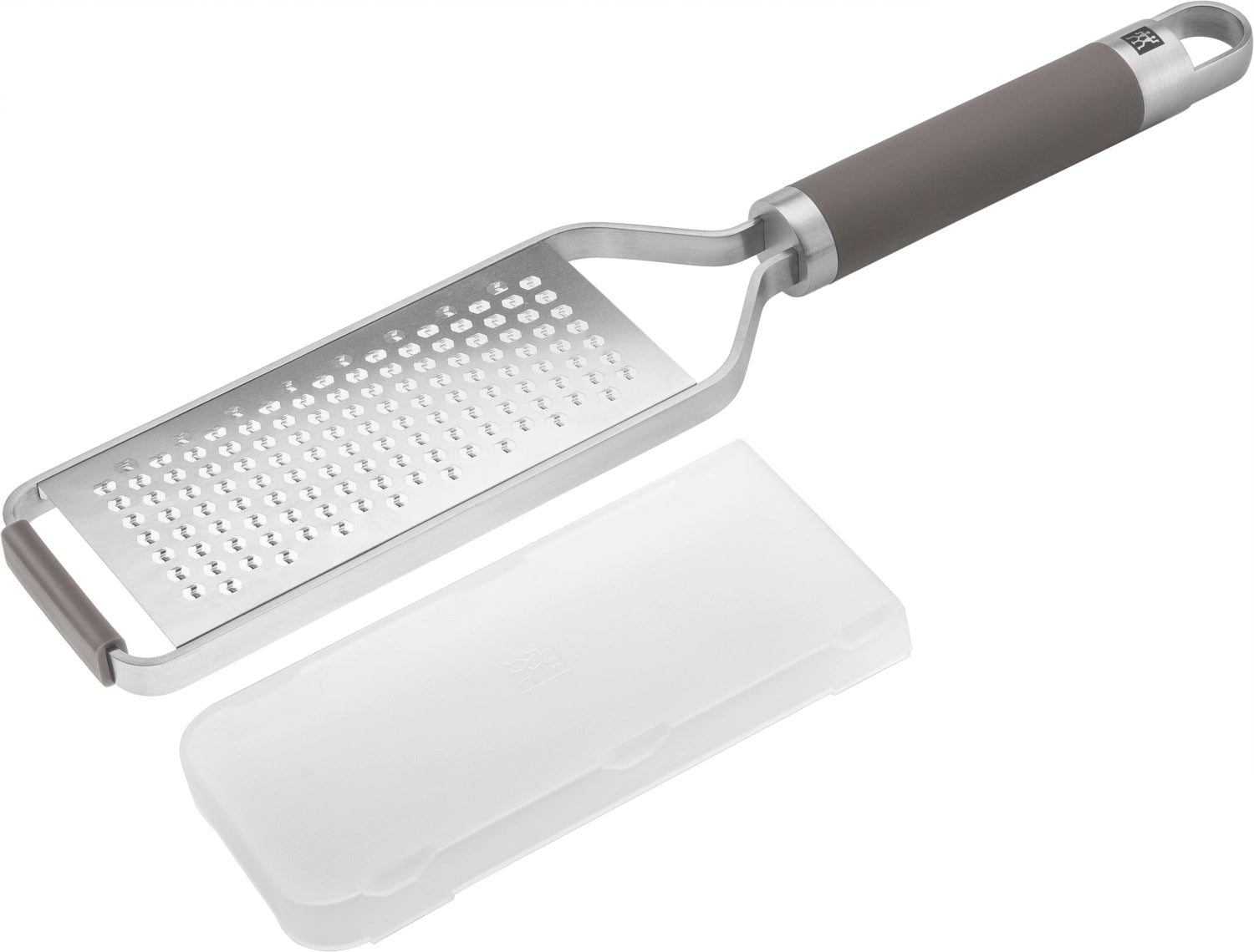Pro Reibe 34cm Fein von Zwilling, ideal zum feinen Reiben von Käse, Gemüse und mehr, mit ergonomischem Griff für komfortable Handhabung.