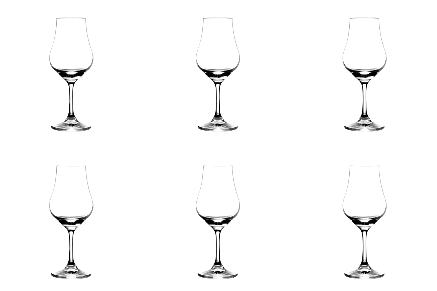 Hochwertiges 6er Set Eaux de vie Spirituosengläser (15 cl) von Lehmann Glass, ideal für den stilvollen Genuss von edlen Schnäpsen.