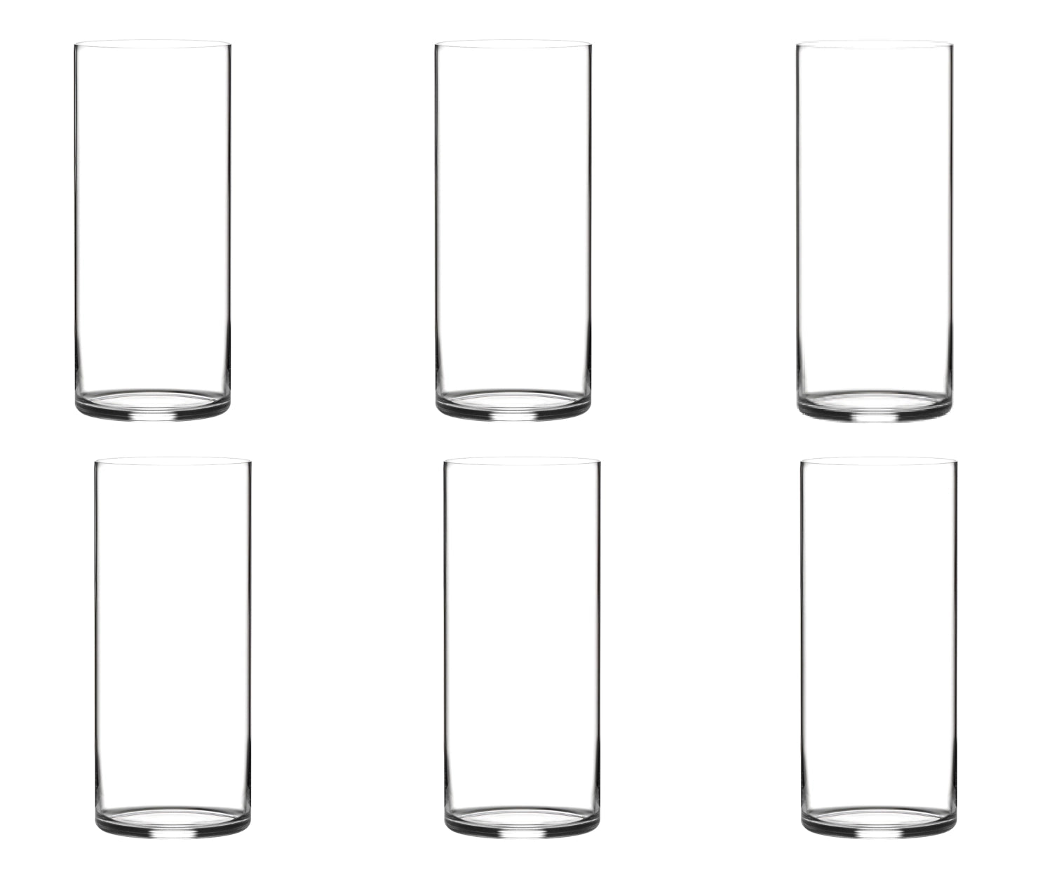 Stölzle Kyoto Bar Longdrinkbecher im 6er Set, 463ml, stilvolles Design für Cocktails und Longdrinks, ideal für gesellige Abende.