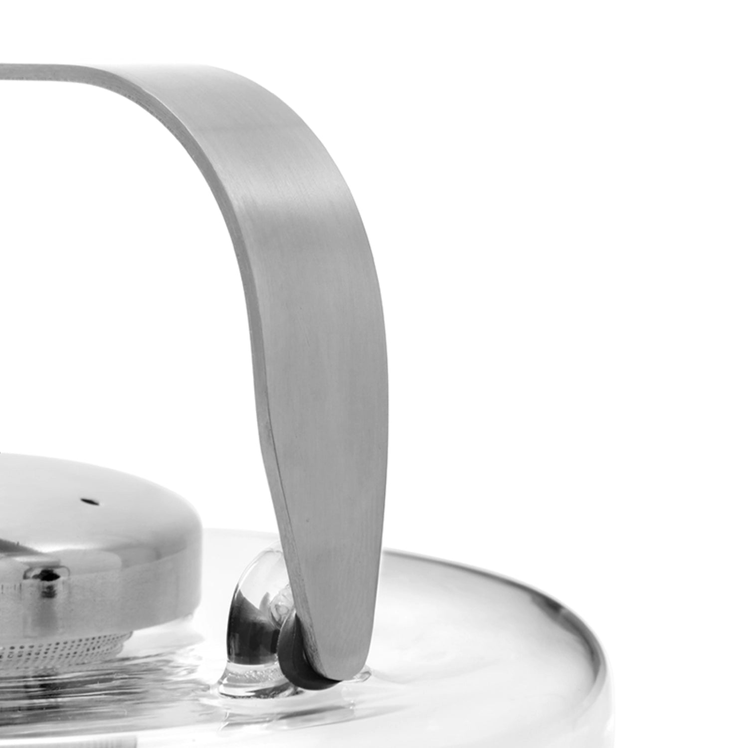 Großer Teekrug Bjorn aus hochwertigem Borosilikatglas, 1,2l, perfekt für Teeliebhaber und ansprechende Tischdekoration.