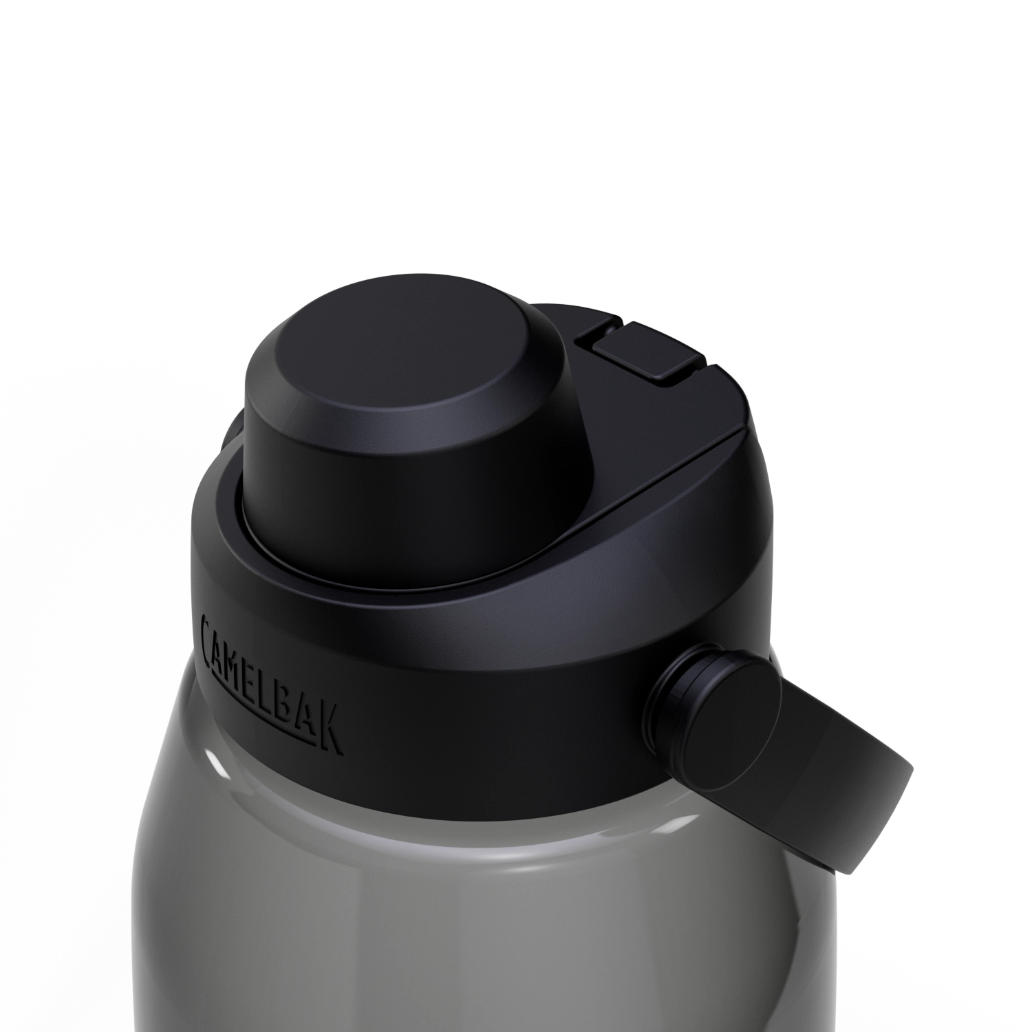 Stylische Camelbak Thrive Chug 1.5l Trinkflasche in Charcoal, perfekt für aktive Lebensstile, mit ergonomischem Design und sicherem Verschluss.