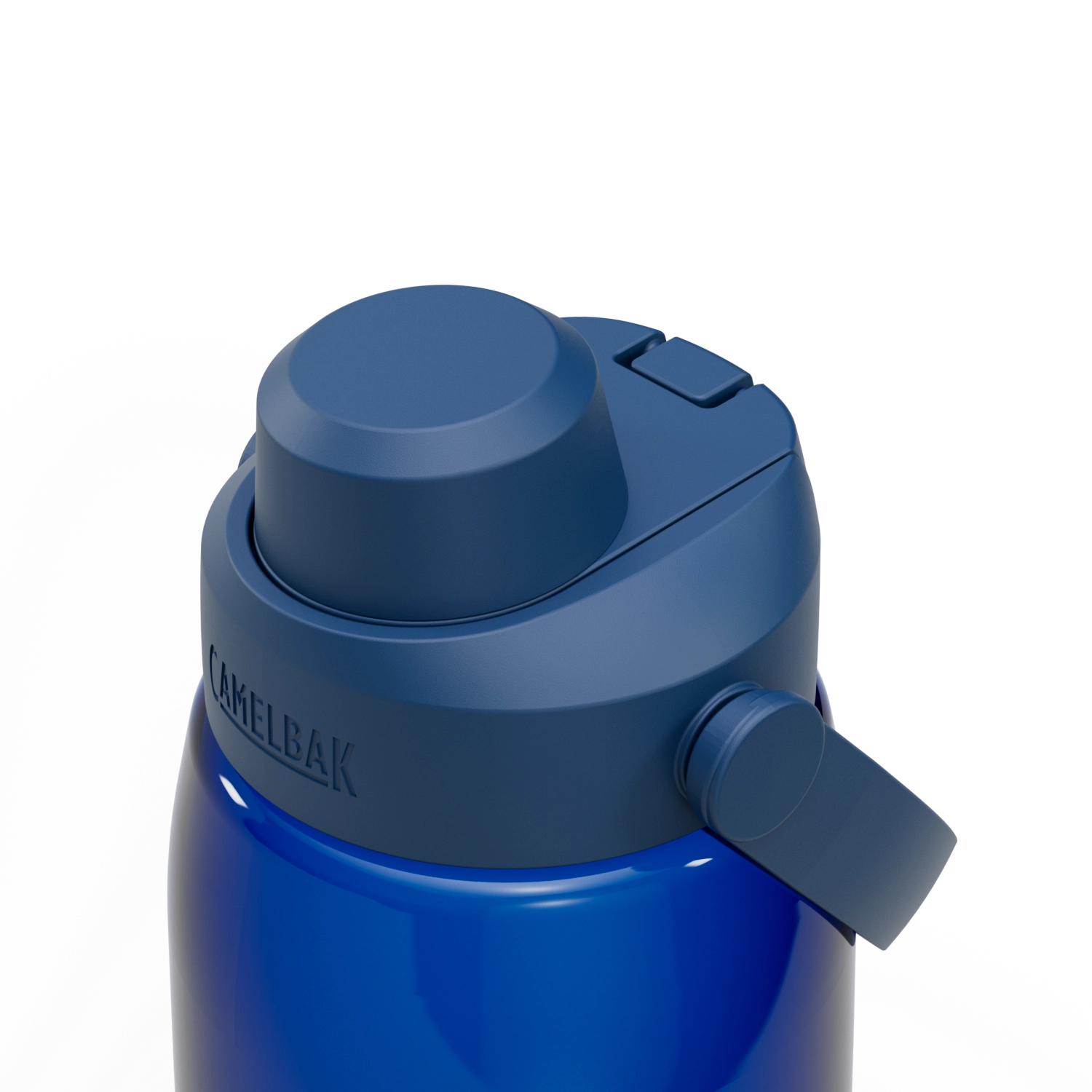 Camelbak Thrive Chug 1.0l Oxford Trinkflasche in stilvollem Oxford-Muster, perfekt für aktive Lebensstile und unterwegs, mit komfortablem Ausgießer.