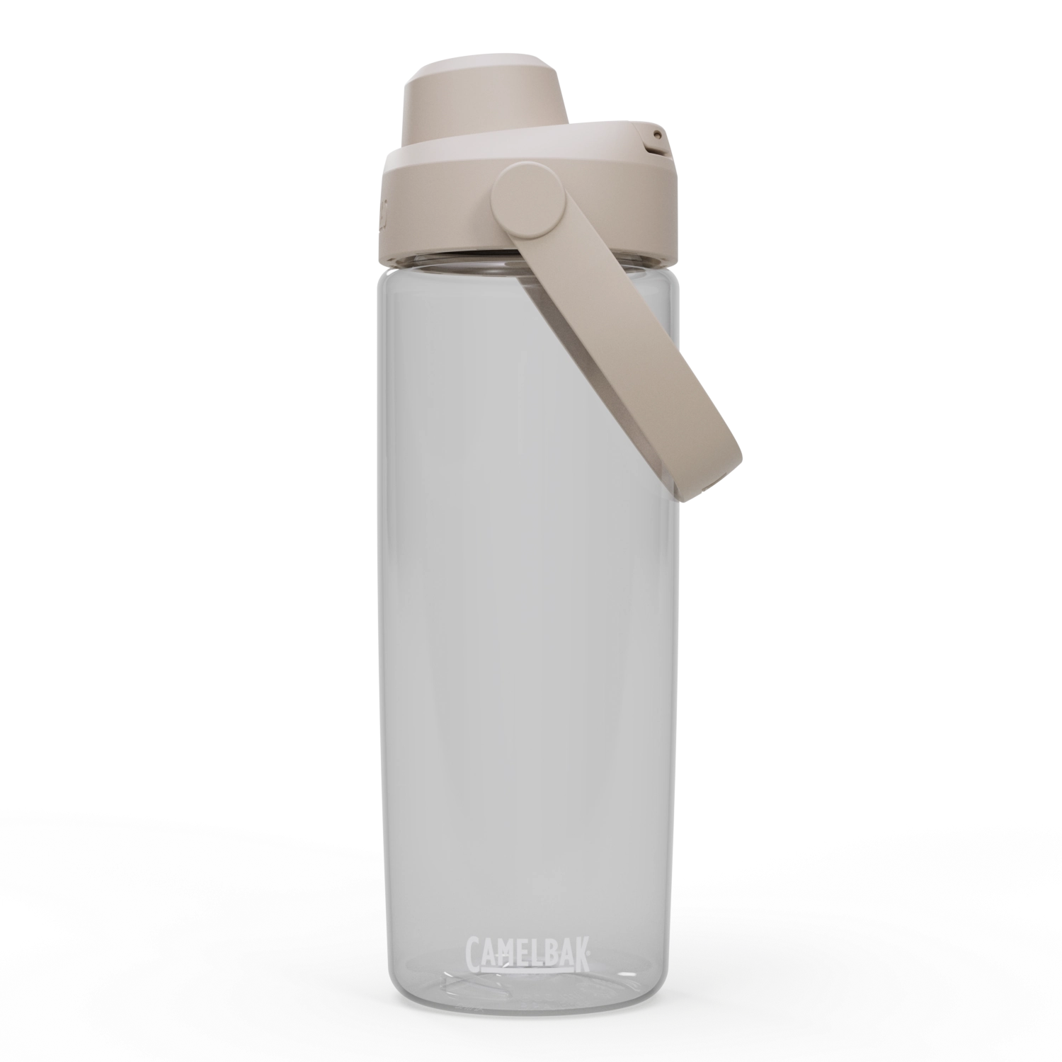 Camelbak Thrive Chug 0.6l klare Trinkflasche, ergonomisches Design, ideal für Sport und Alltag, BPA-frei und auslaufsicher.