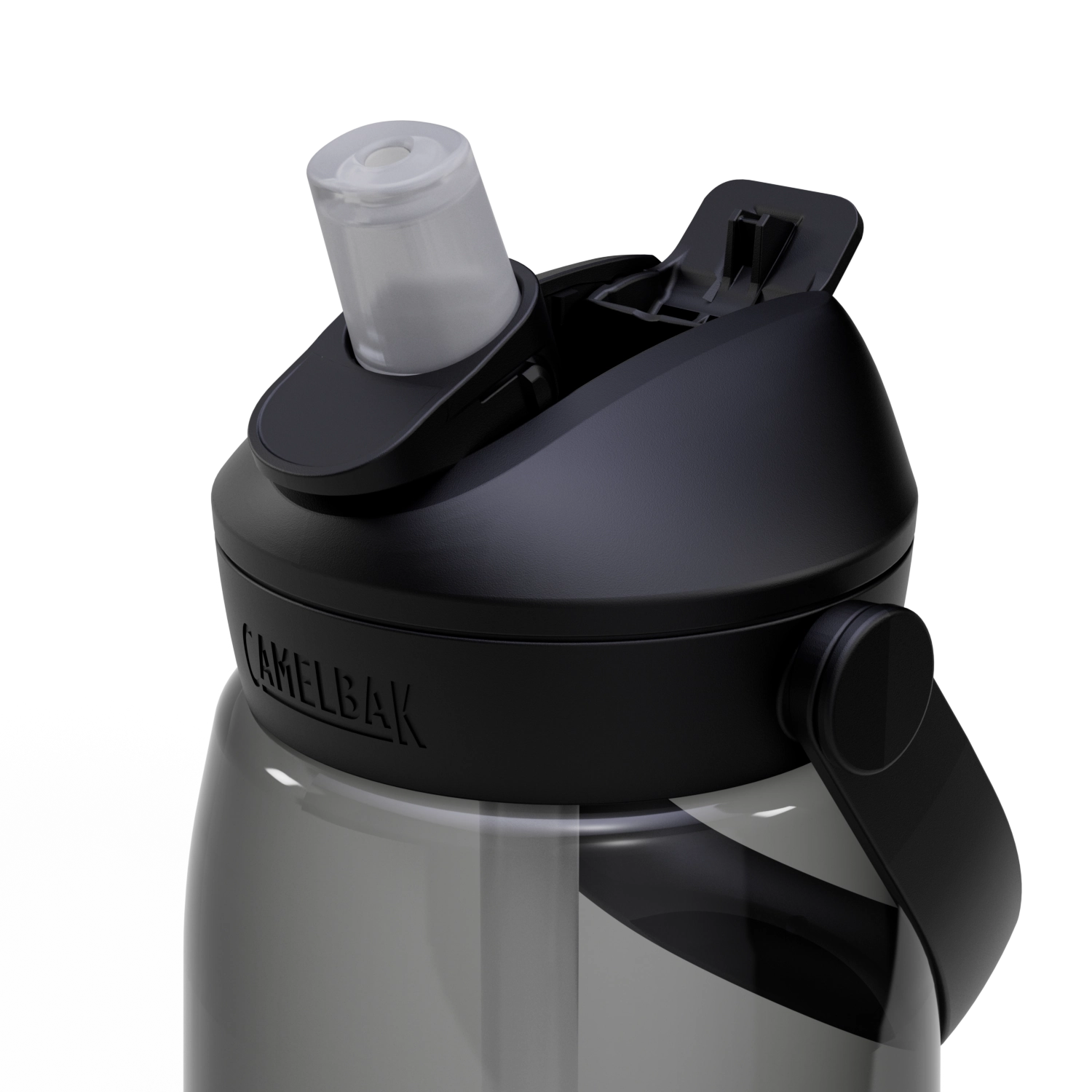 Camelbak Thrive Flip Straw 1.0l in elegantem Charcoal – vielseitige Trinkflasche mit innovativem Flip-Deckel für einfache Handhabung und Hydration.