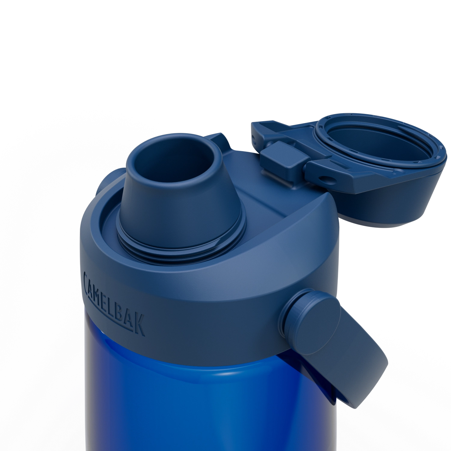 Camelbak Thrive Flip Straw 0.75l in stilvollem Oxford-Blau, ideal für unterwegs, mit praktischem Flip-Deckel für einfaches Trinken.