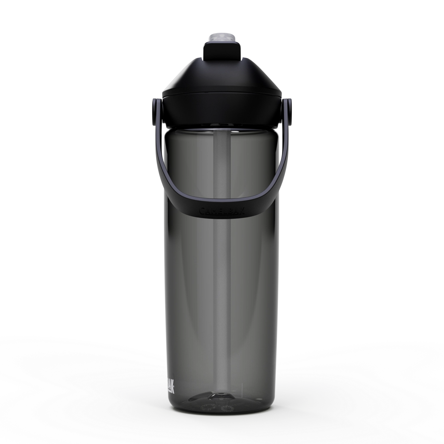 Camelbak Thrive Flip Straw Trinkflasche 0.6l in Charcoal, ideal für unterwegs, mit praktischem Flip-Deckel und stylischem Design.