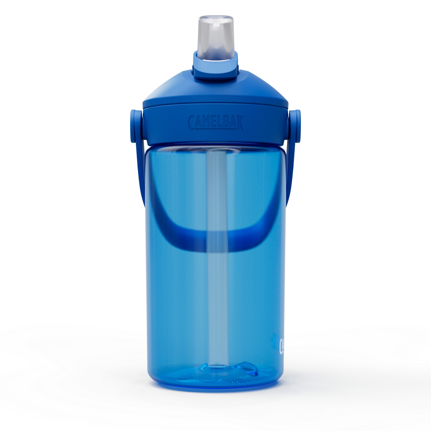 Thrive Flip Straw Kids Trinkflasche 0.4l in True Blue von Camelbak, ideal für Kinder, mit praktischem Flip-Deckel und stylischem Design.