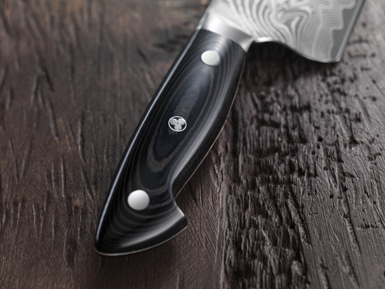 Hochwertiges 20 cm Kochmesser aus der Kramer Euro Serie von Zwilling, ideal für präzise Schneidarbeiten und ergonomischen Komfort.
