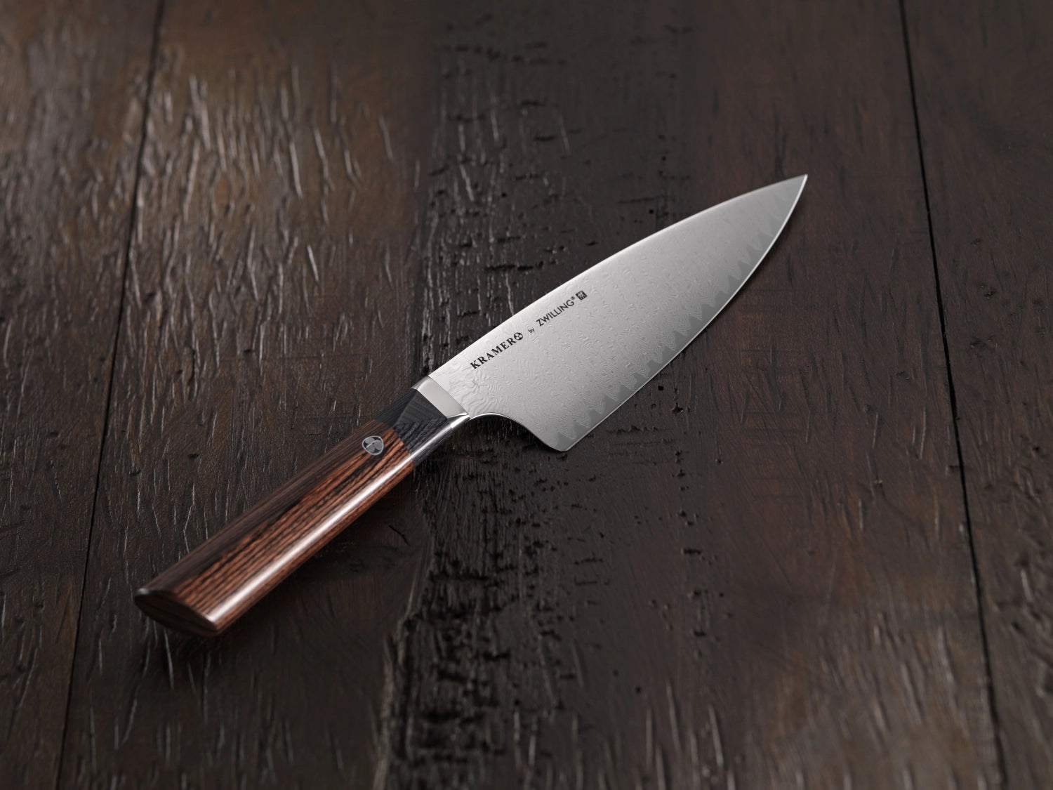 Elegantes Kramer Meiji Spick- und Garniermesser von Zwilling mit 9 cm Klinge, perfekt für feine Schneidarbeiten und kreative Kochtechniken.