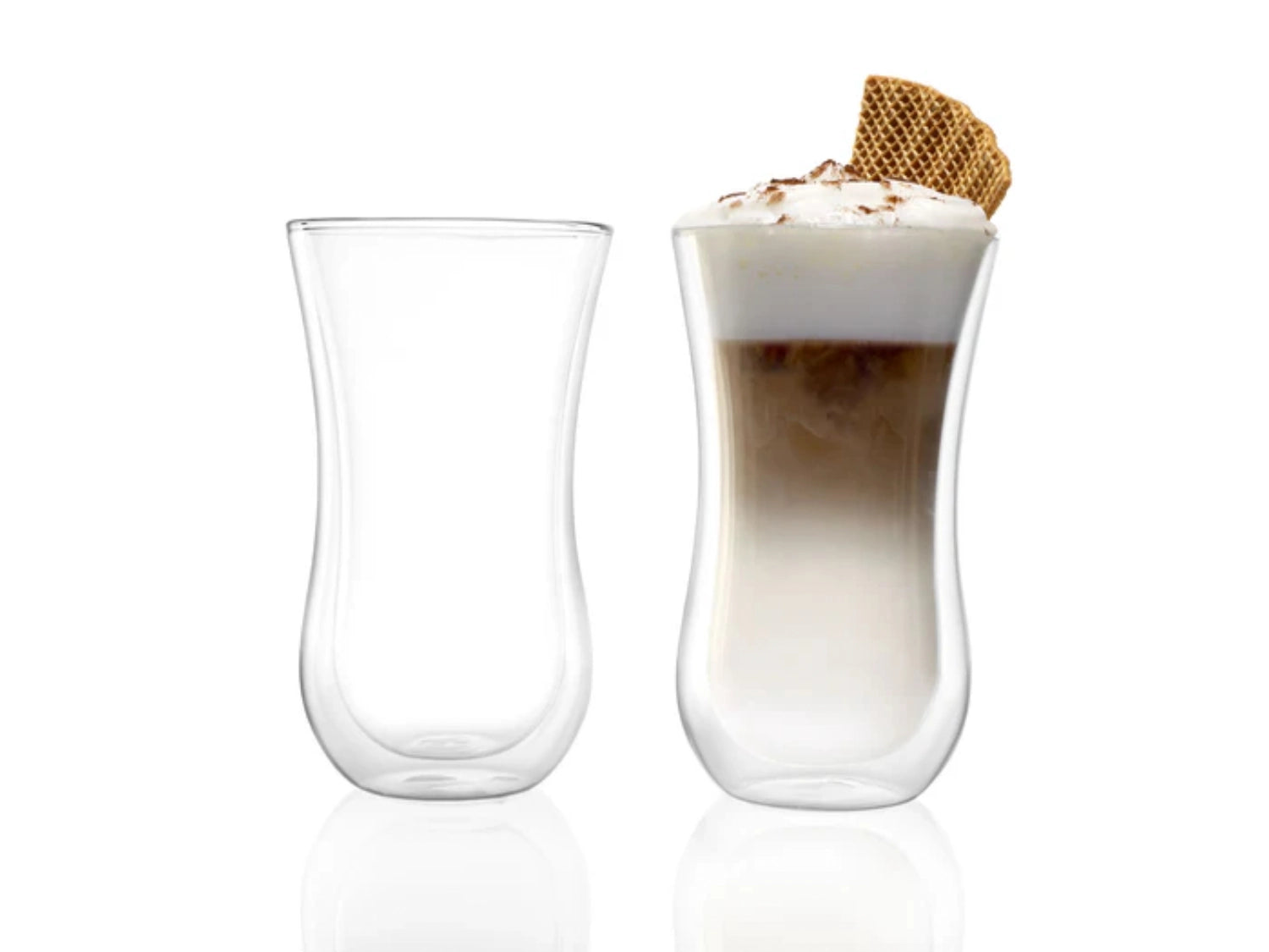 Elegantes 2er Set Teegläser XL von Stölzle, 330ml, perfekt für Teeliebhaber, vereint Stil und Komfort für genussvolle Momente.