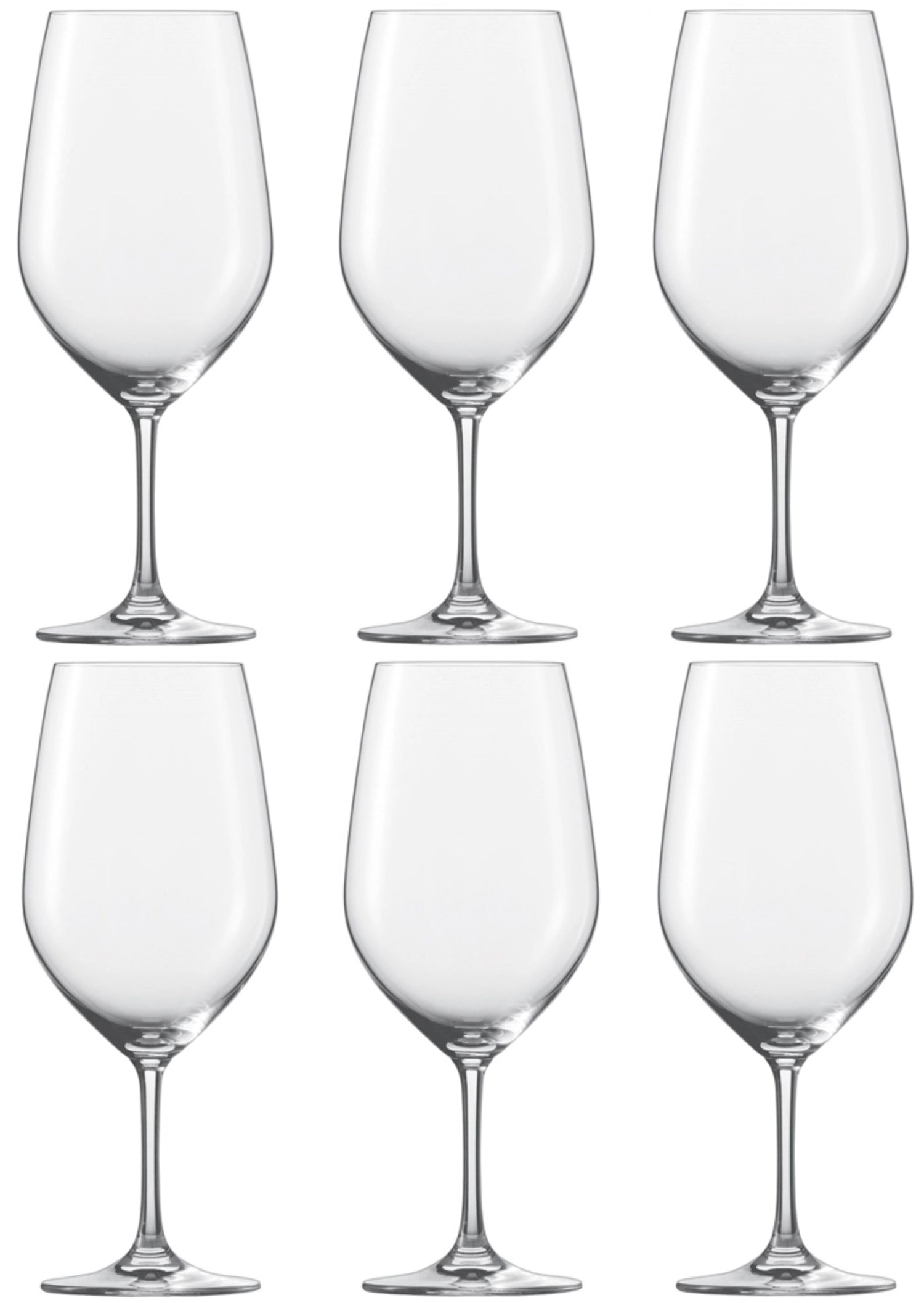 Elegantes 6er Set Bordeauxgläser Vina/Forte, 640ml, perfekt für Rotwein und besondere Anlässe, vereint Funktionalität und Design.