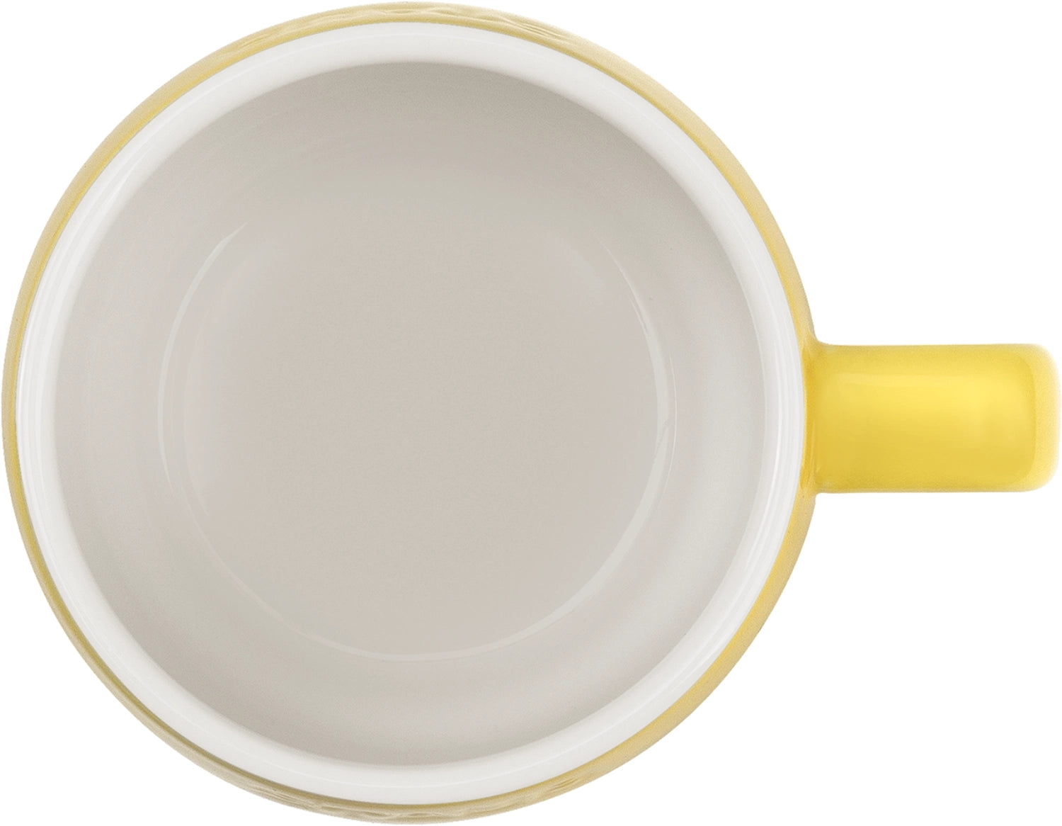Hochwertige Tasse Citron L 475ml von Staub, gefertigt aus edler Keramik, verziert mit frischem Zitrusdesign – perfekt für genussvolle Teepausen.