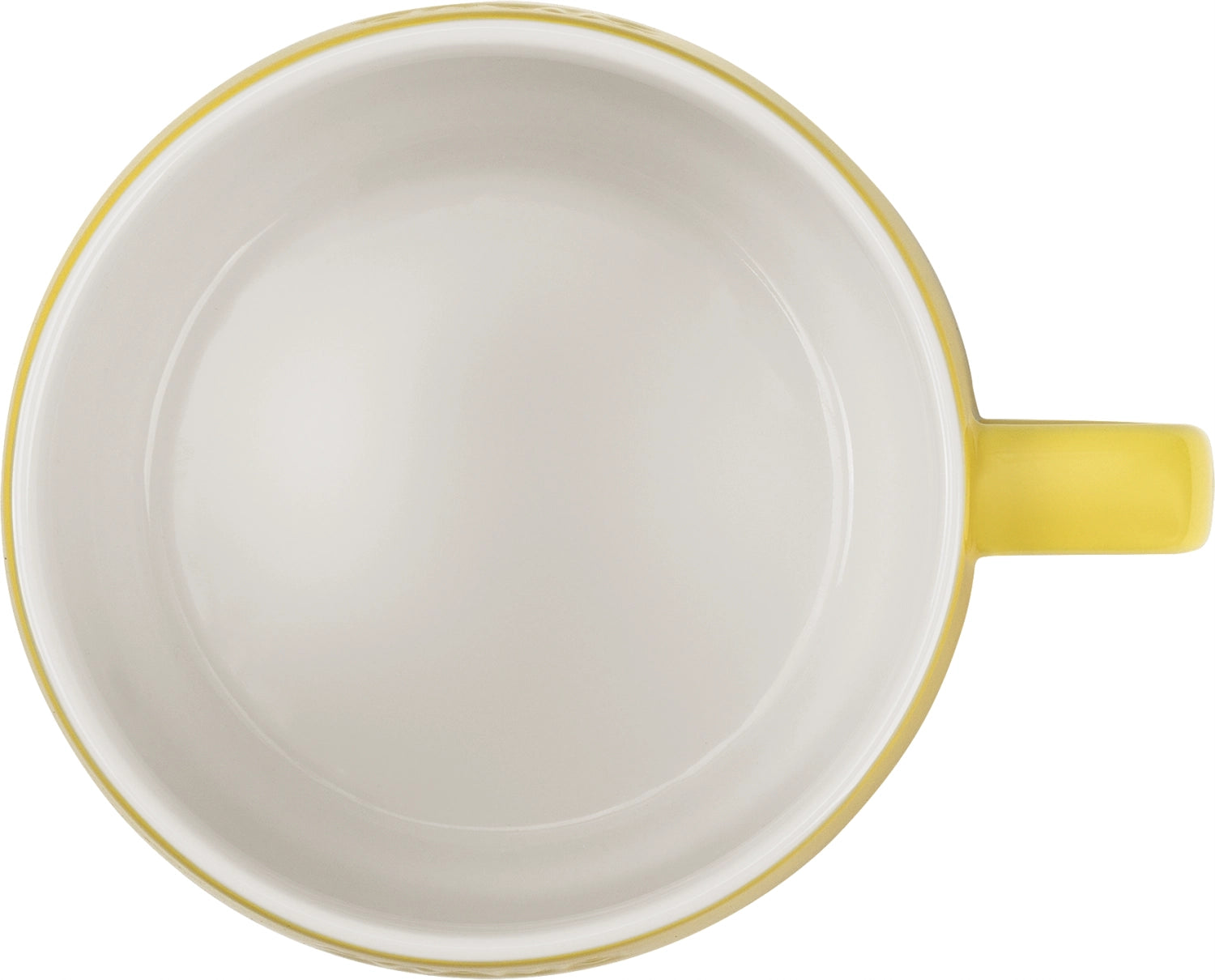 Große Citron XL Tasse von Staub mit 500ml, ideal für erfrischende Getränke. Ihr leuchtendes Gelb sorgt für gute Laune bei jedem Schluck.