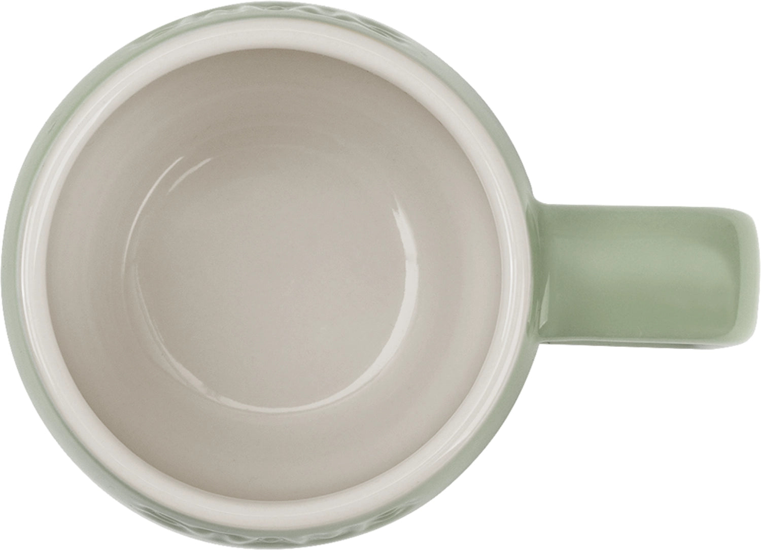 Elegante Eucalyptus Tasse von Staub, 100ml, in sanften Grüntönen, perfekt für Teegenuss und stilvolle Tischdekoration.